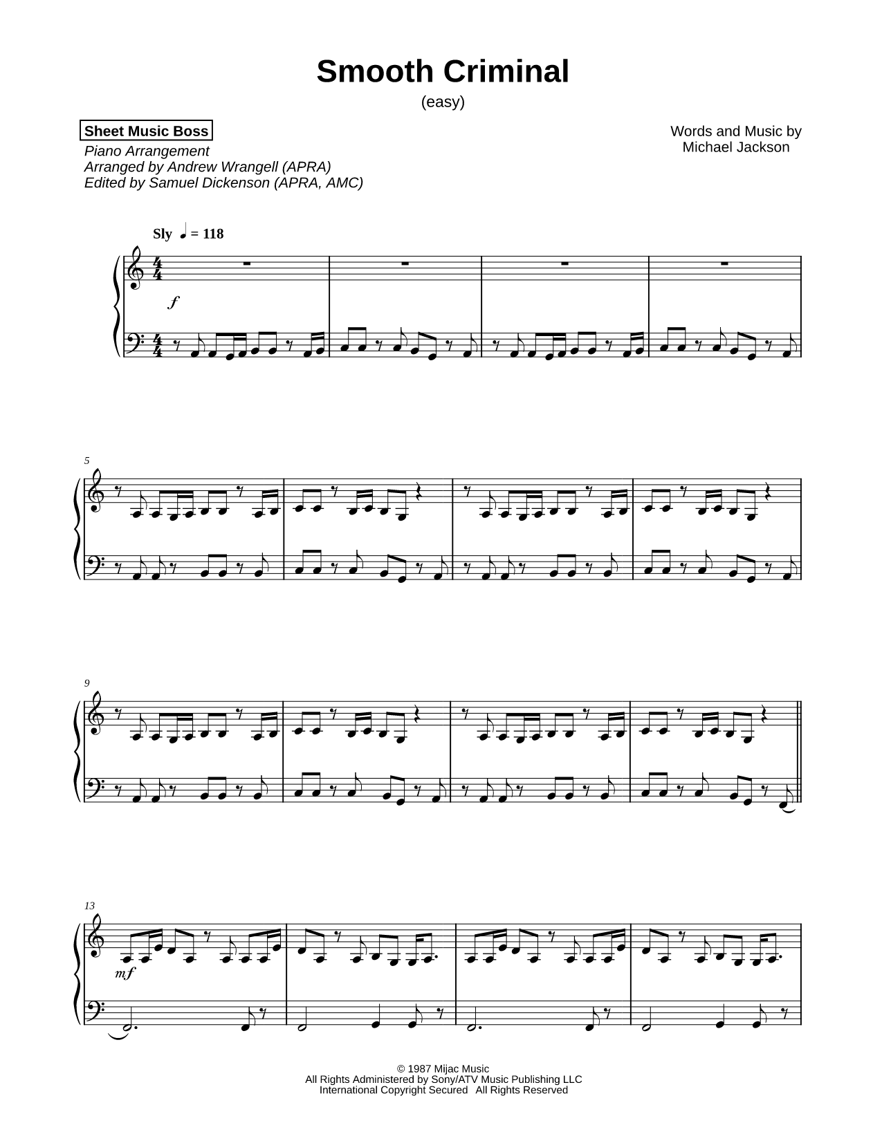 Smooth Criminal [easy]