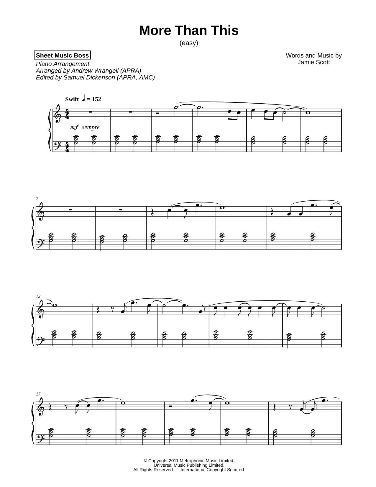 More Than This [easy]