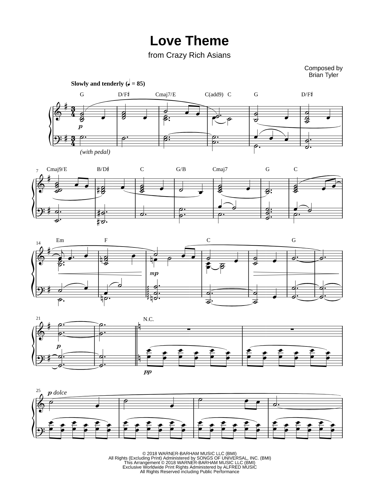 Love Theme from Crazy Rich Asians