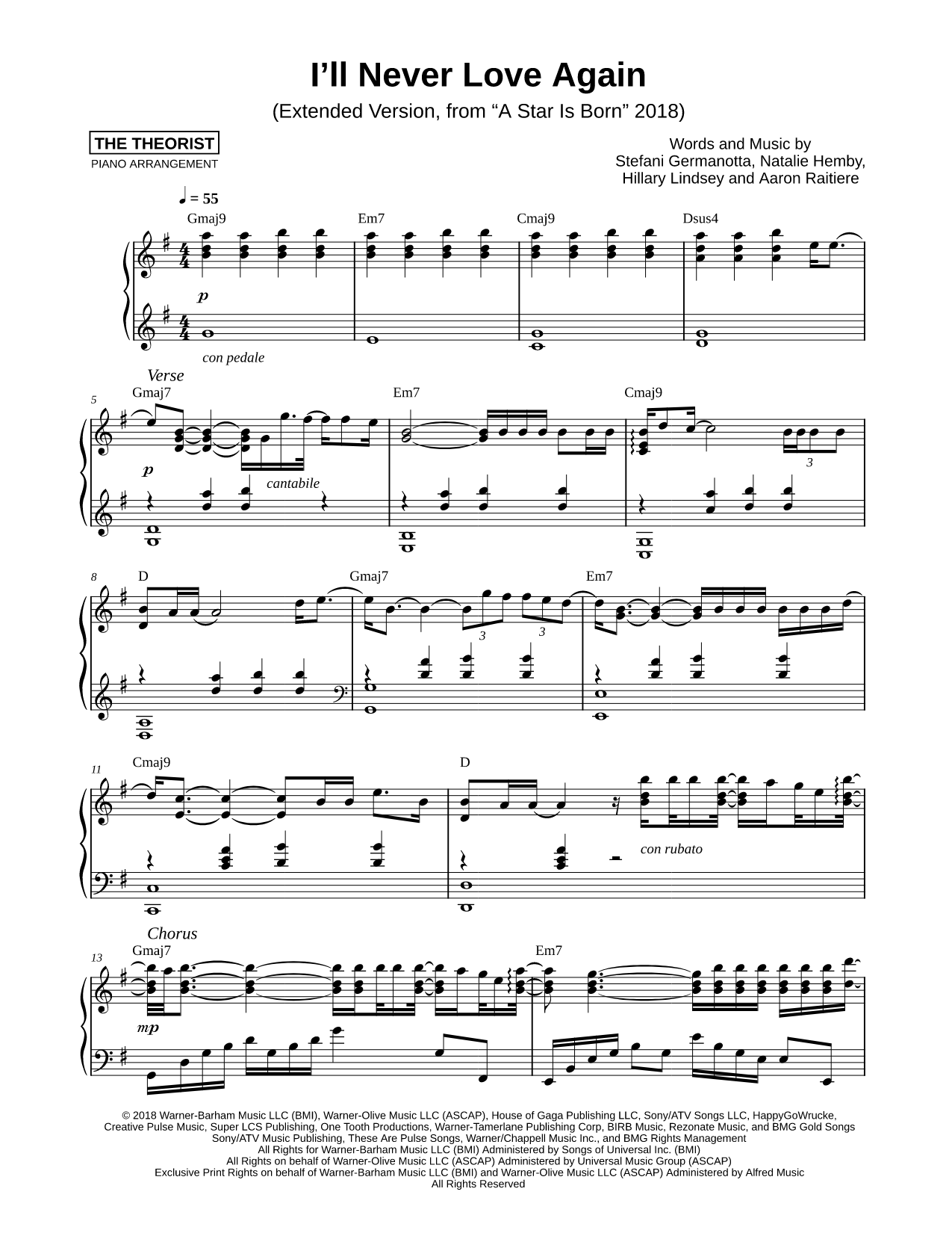 I'll Never Love Again (Extended Version)