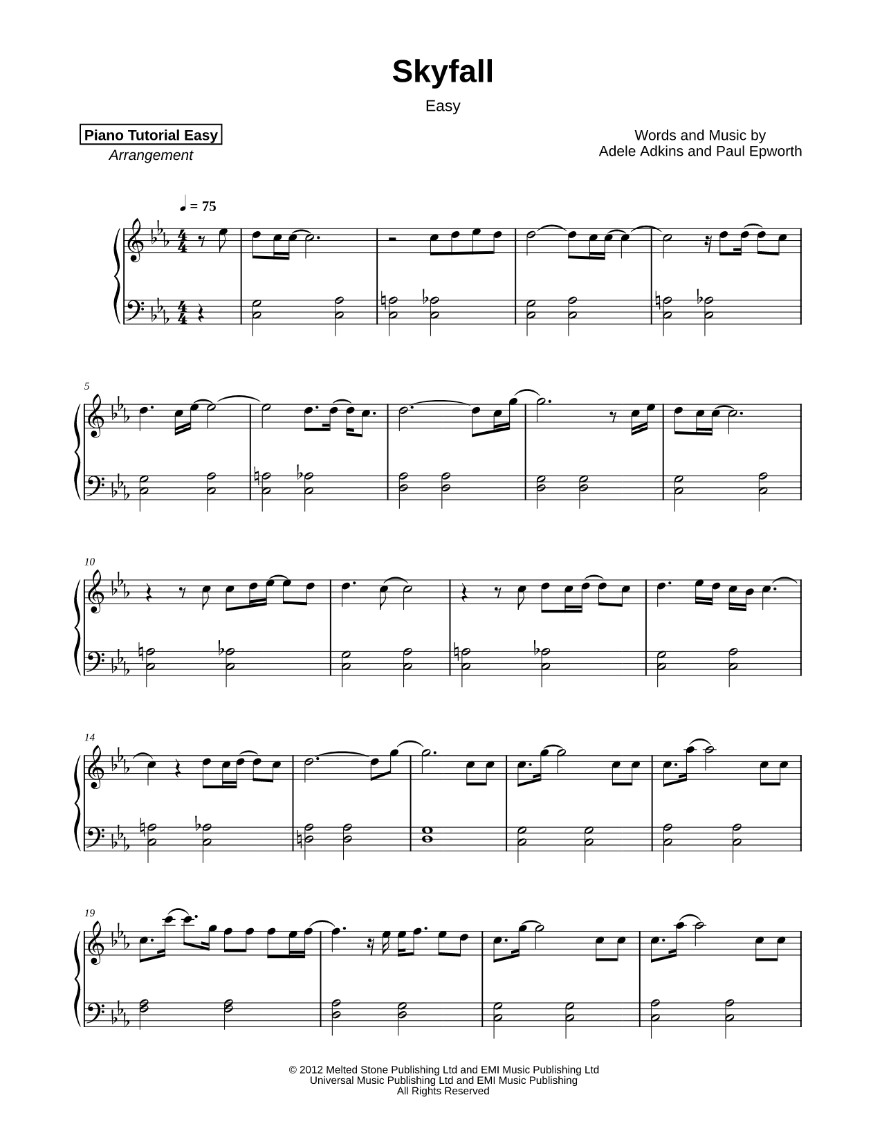Skyfall [easy]