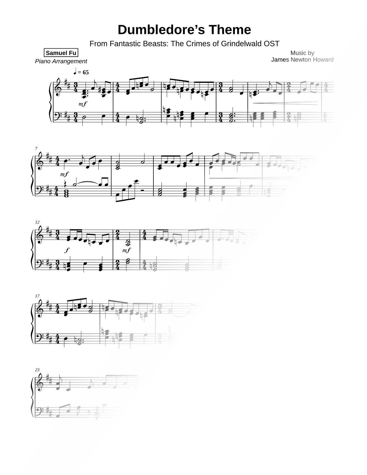 Dumbledore's Theme