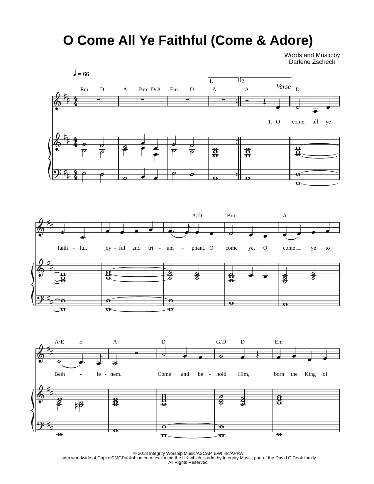 O Come All Ye Faithful (Come & Adore)