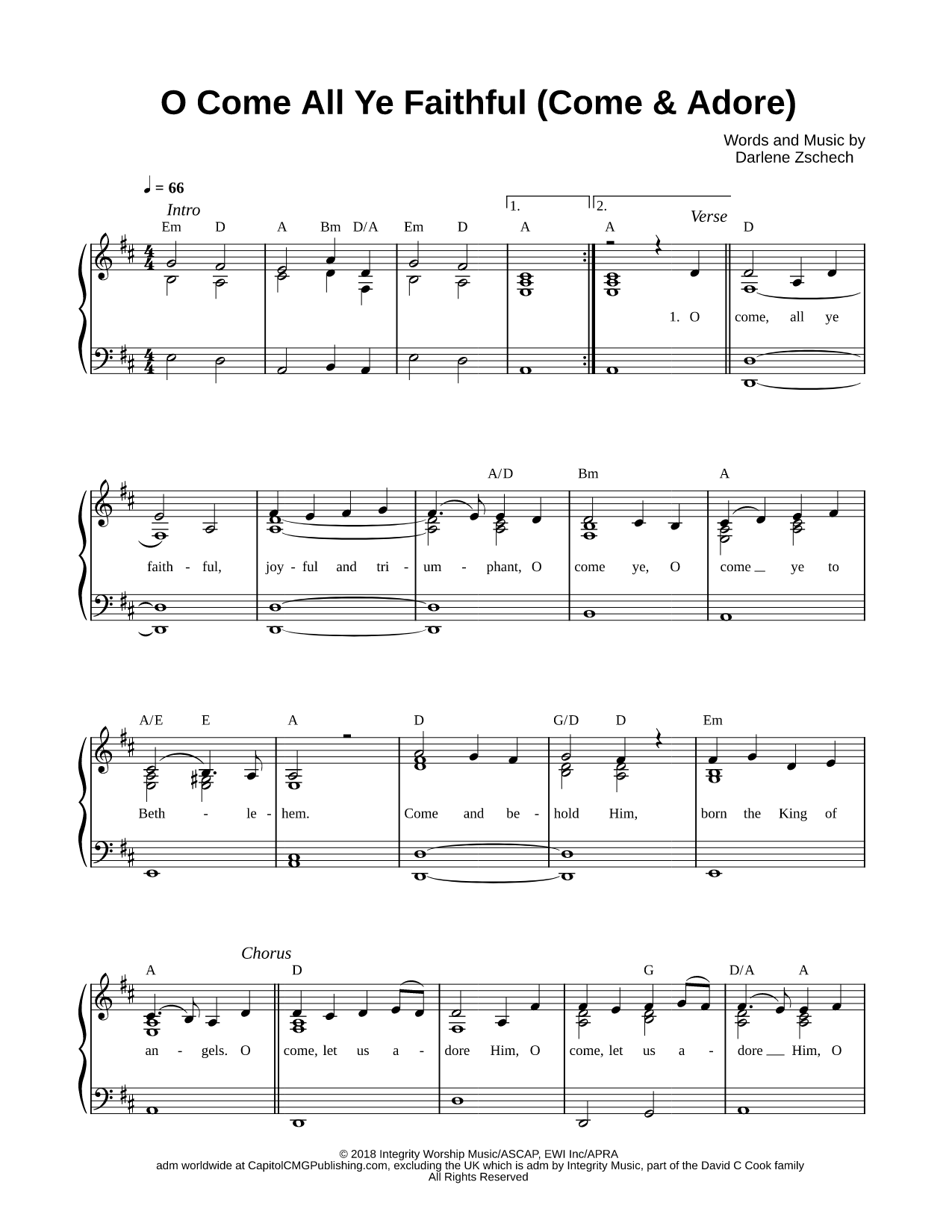 O Come All Ye Faithful (Come & Adore)