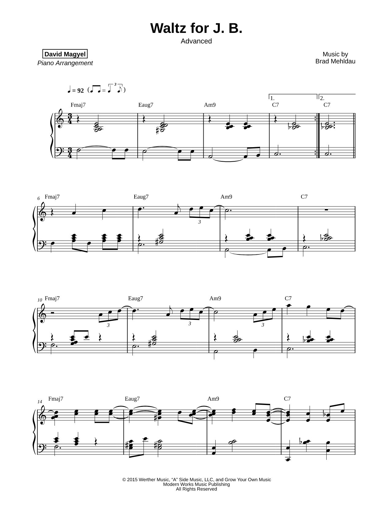 Waltz for J. B. [advanced]