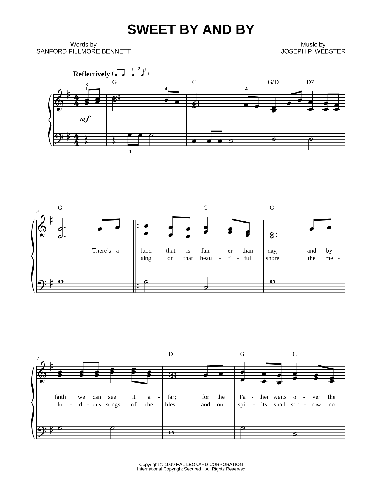 Sweet By and By