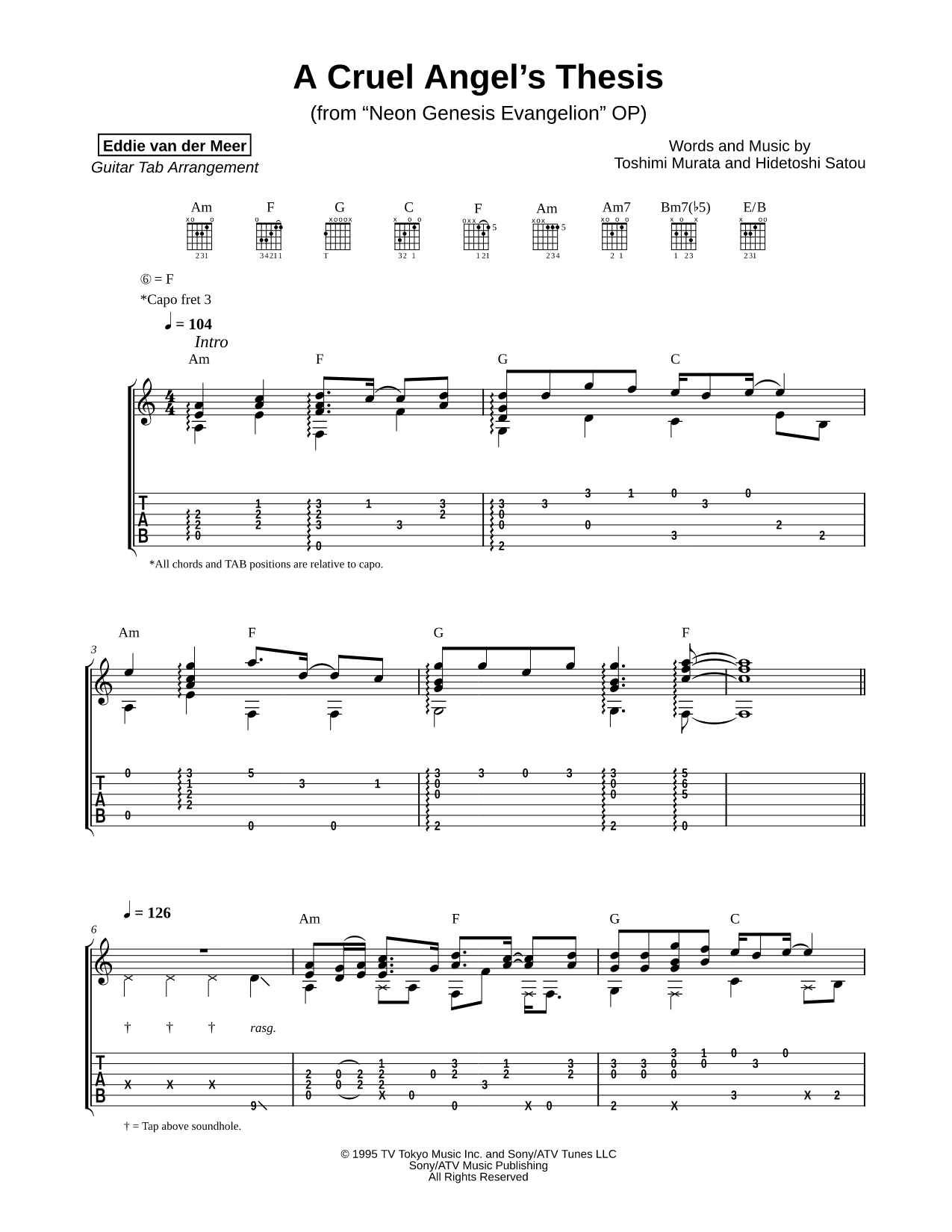 A Cruel Angel's Thesis (from Neon Genesis Evangelion OP)