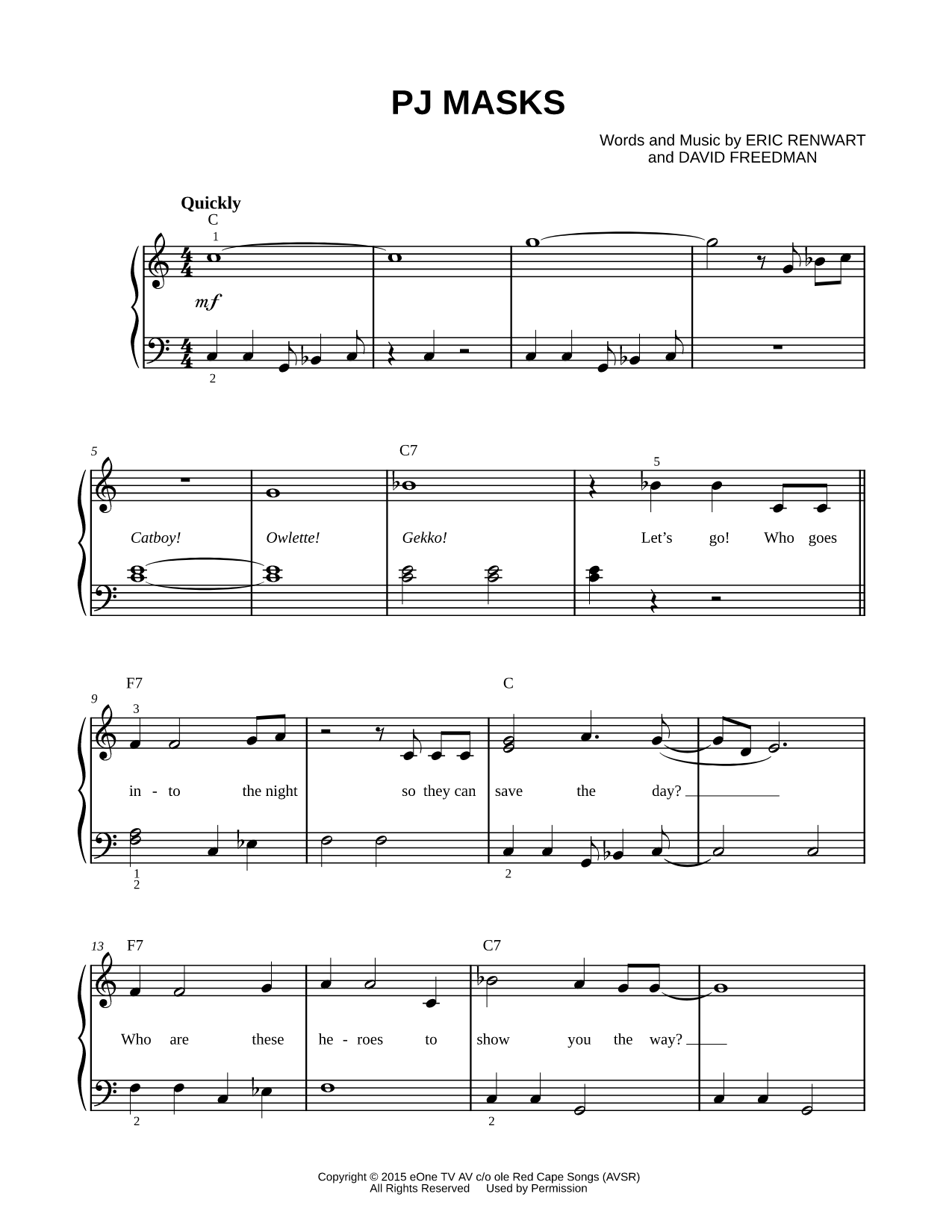PJ Masks Theme Song