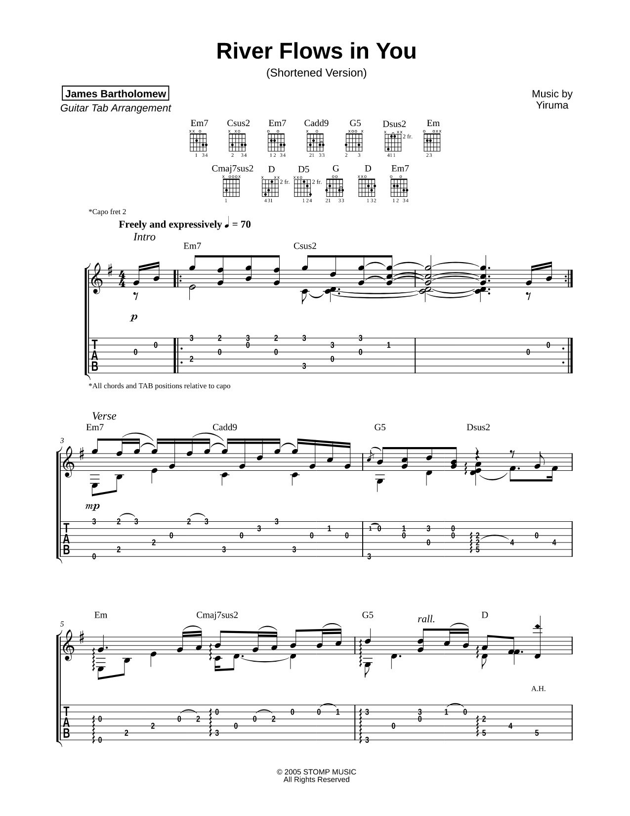 River Flows in You (Shortened Version)