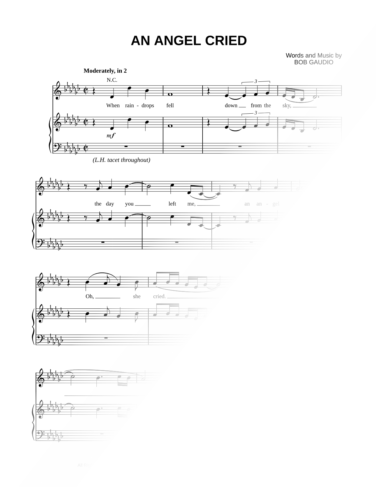 raindrops (an angel cried)