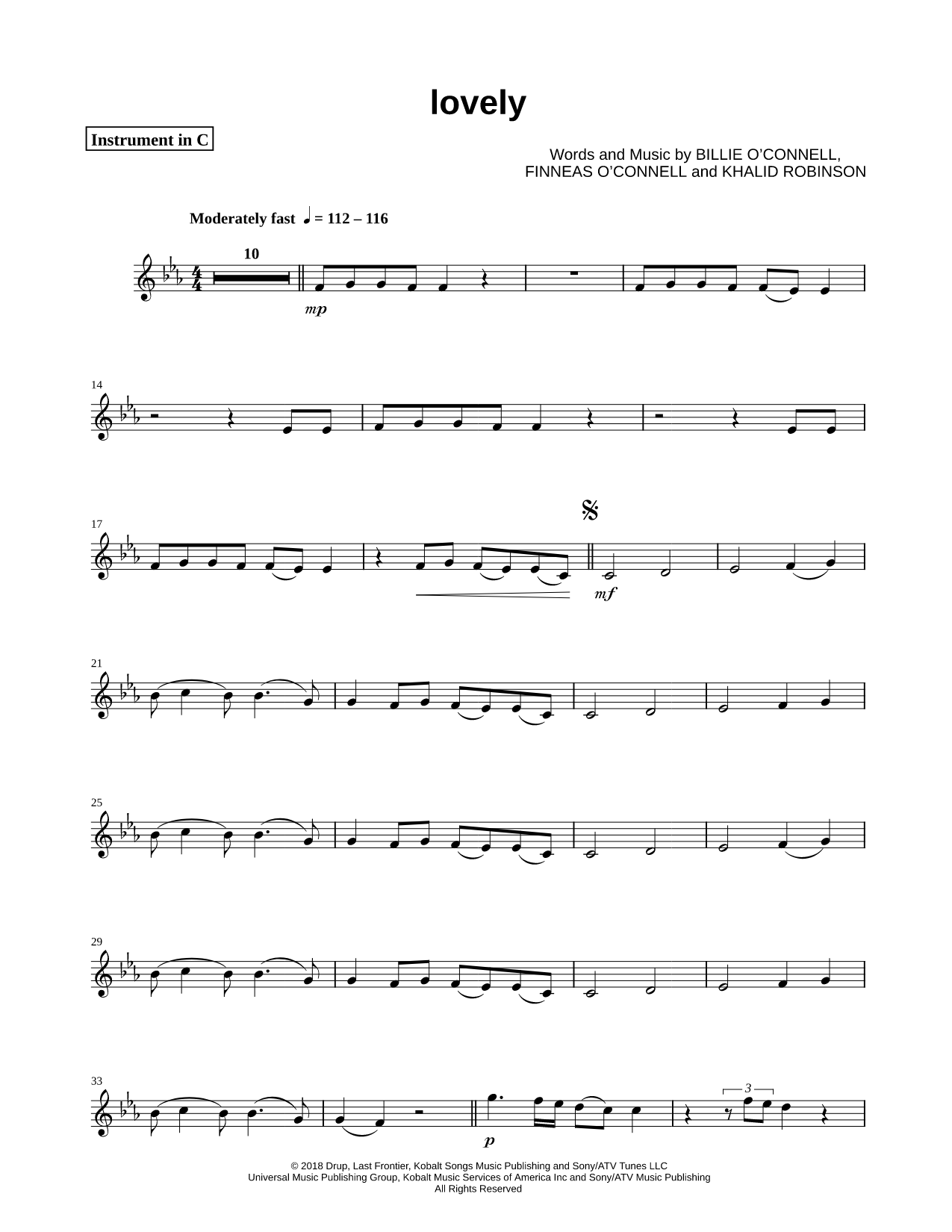 lovely - C Instrument