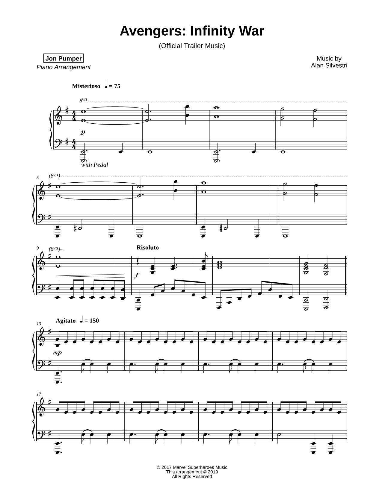Avengers: Infinity War (Official Trailer Music)