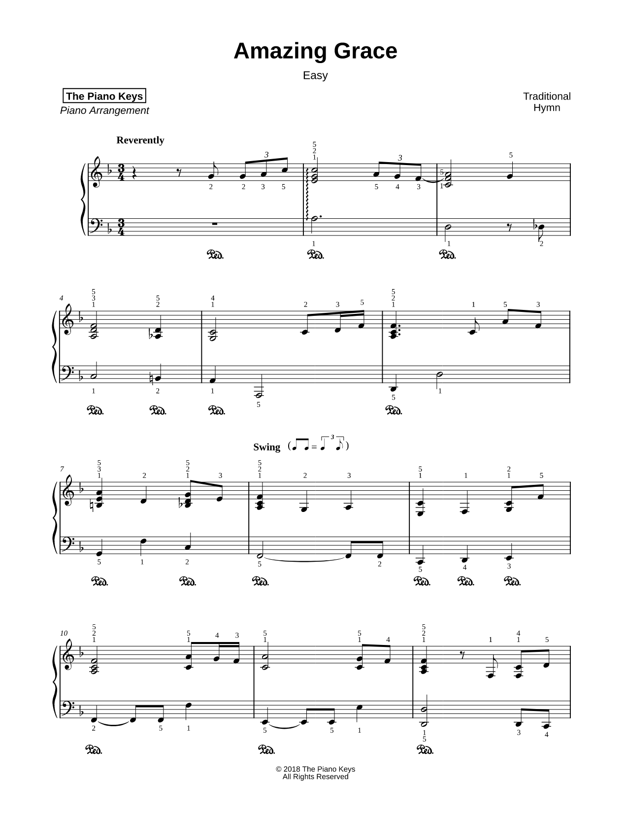 Amazing Grace [easy]