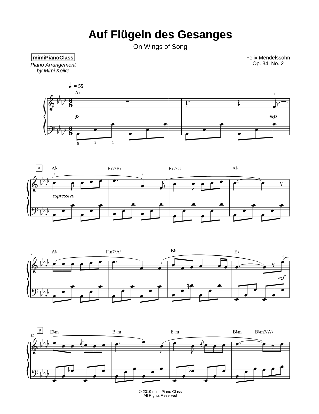 On Wings of Song