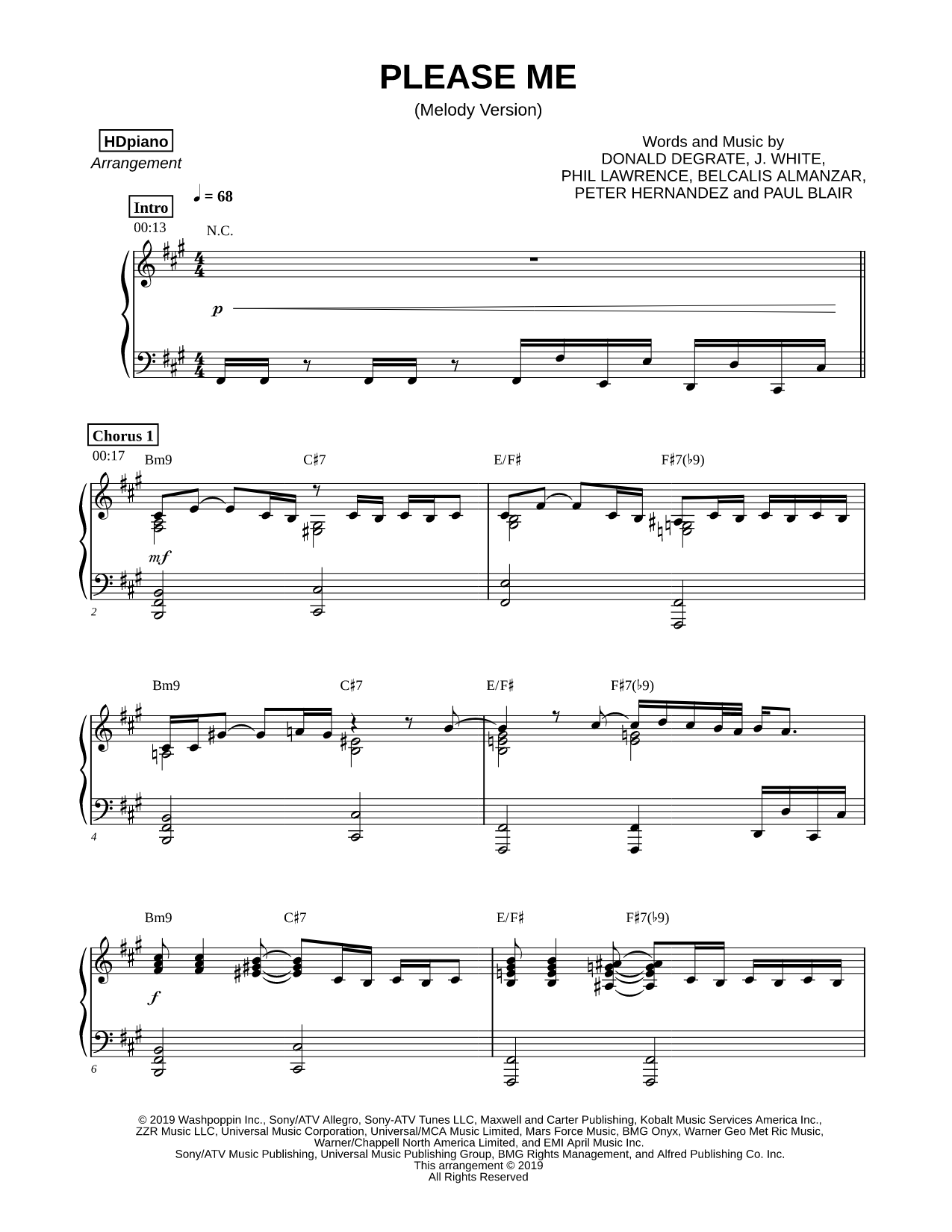 Please Me [melody version]