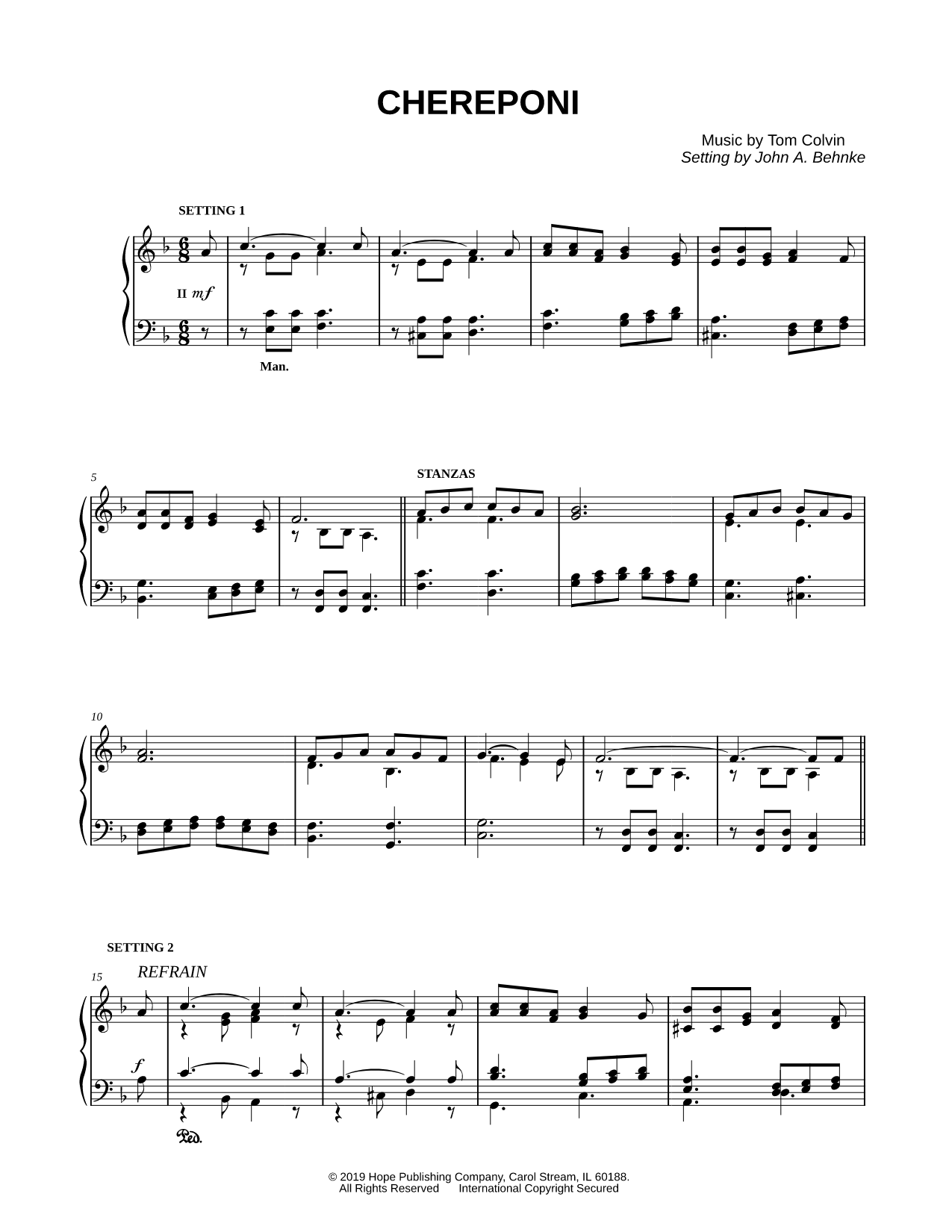 Chereponi (Jesu, Jesu, Fill Us with Your Love)