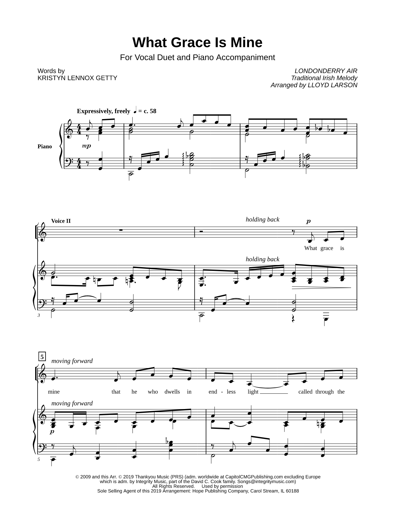 What Grace Is Mine [Vocal Duet]