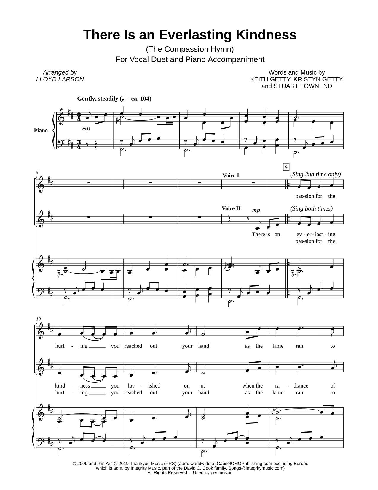There Is an Everlasting Kindness [vocal duet]