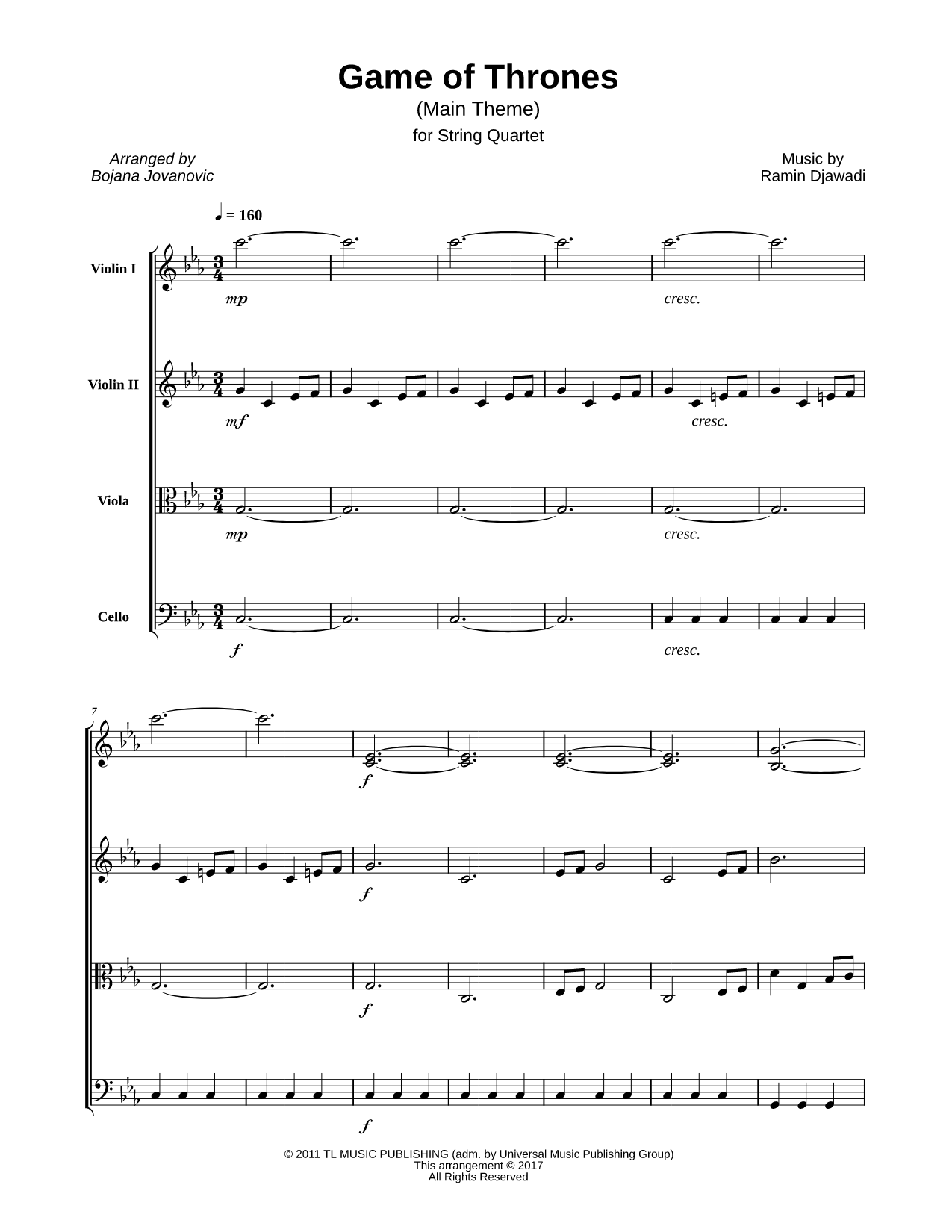 Game of Thrones (Main Theme)