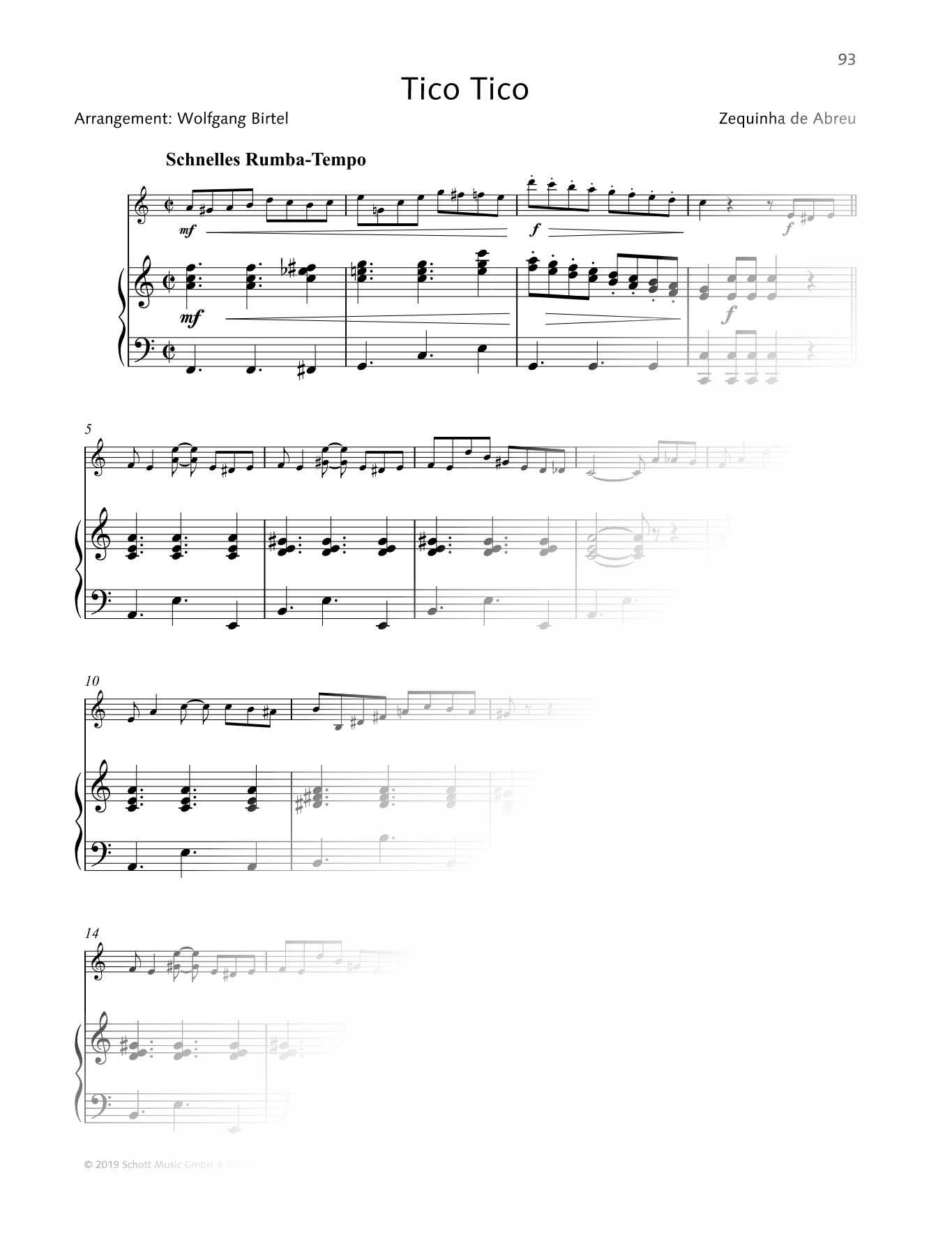 Tico Tico - Violin & Piano