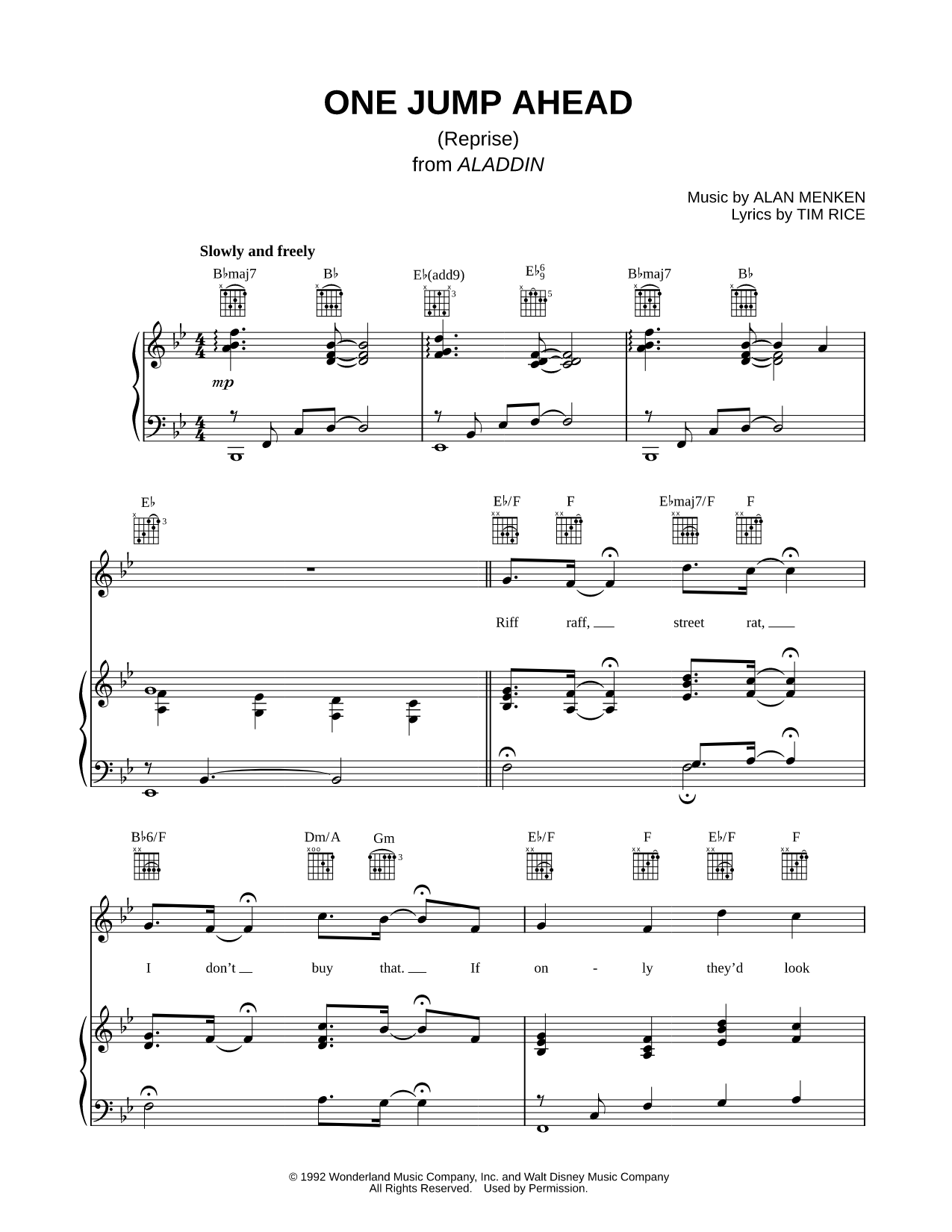 One Jump Ahead (Reprise)