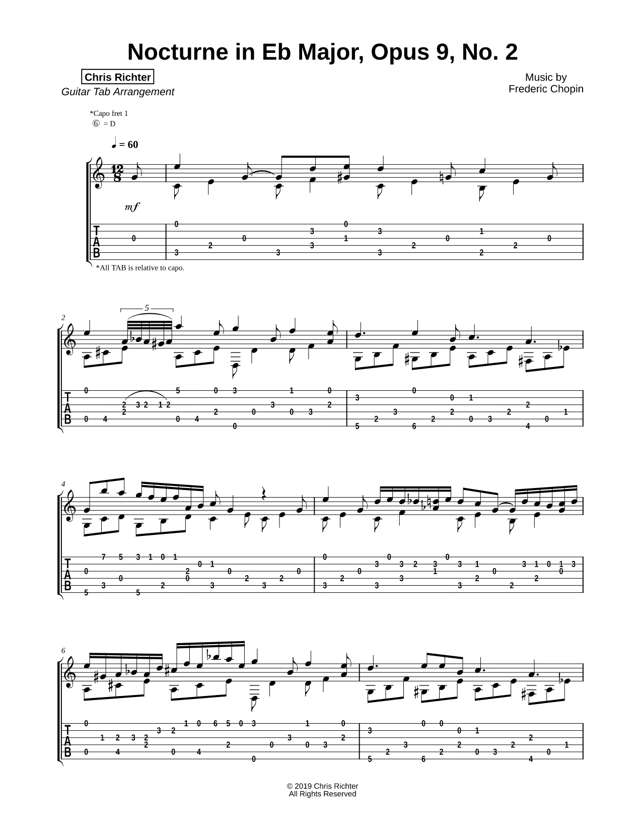 Nocturne in Eb Major, Op. 9 No. 2