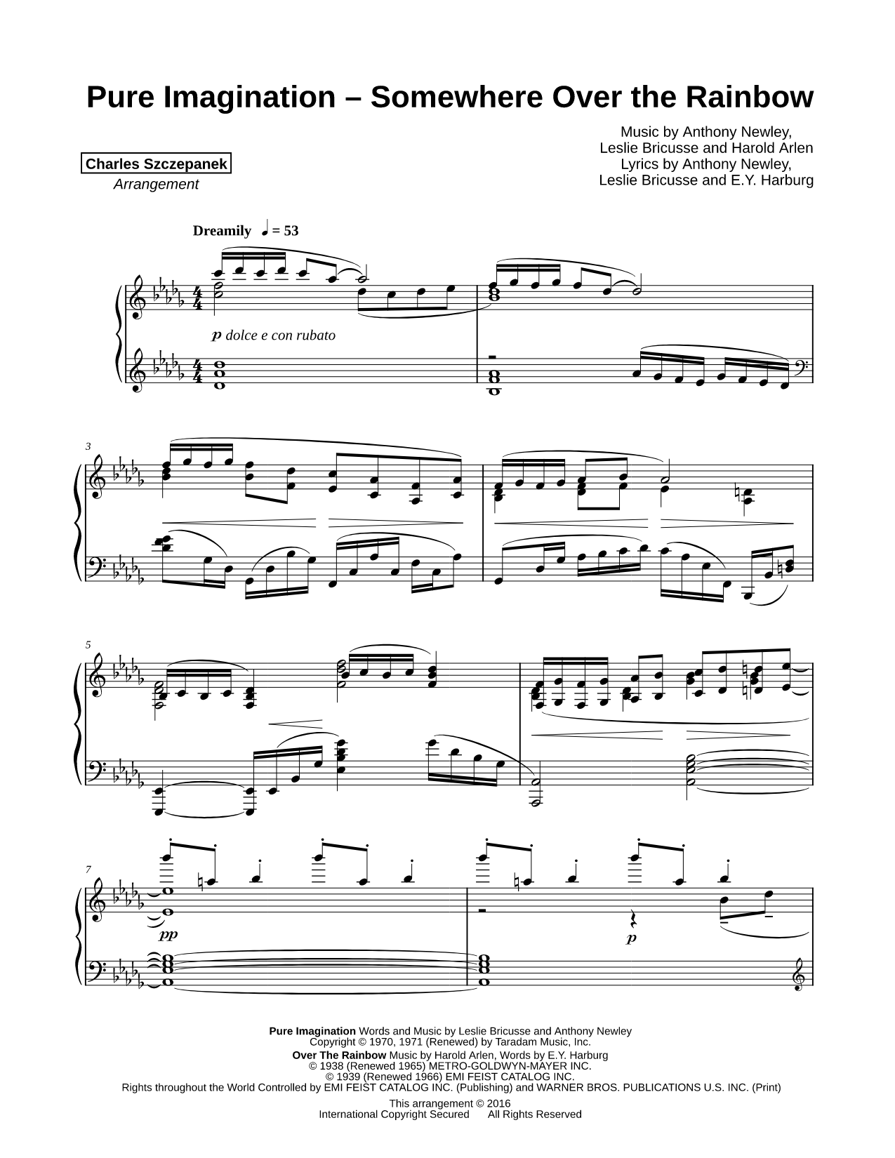 Pure Imagination - Somewhere Over the Rainbow