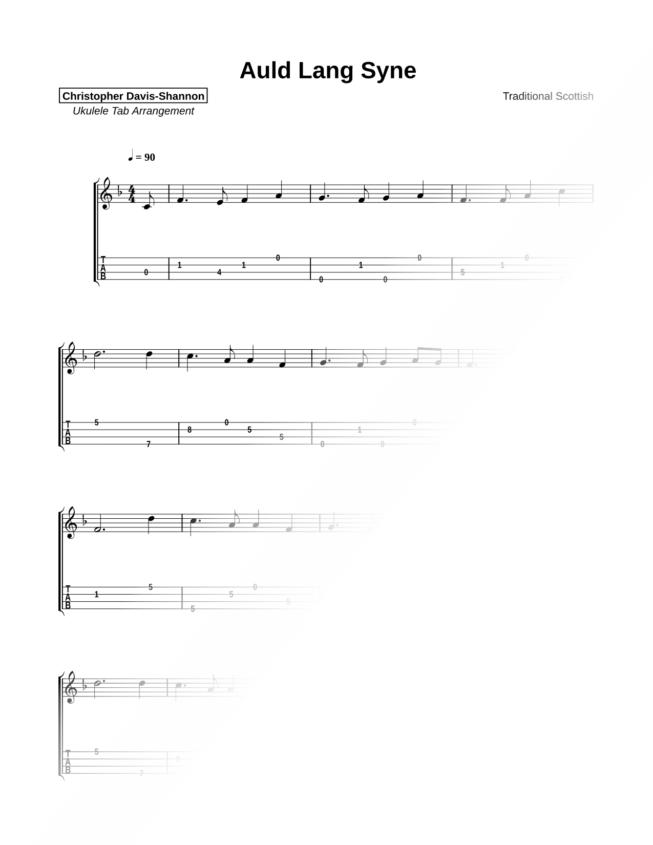 Auld Lang Syne