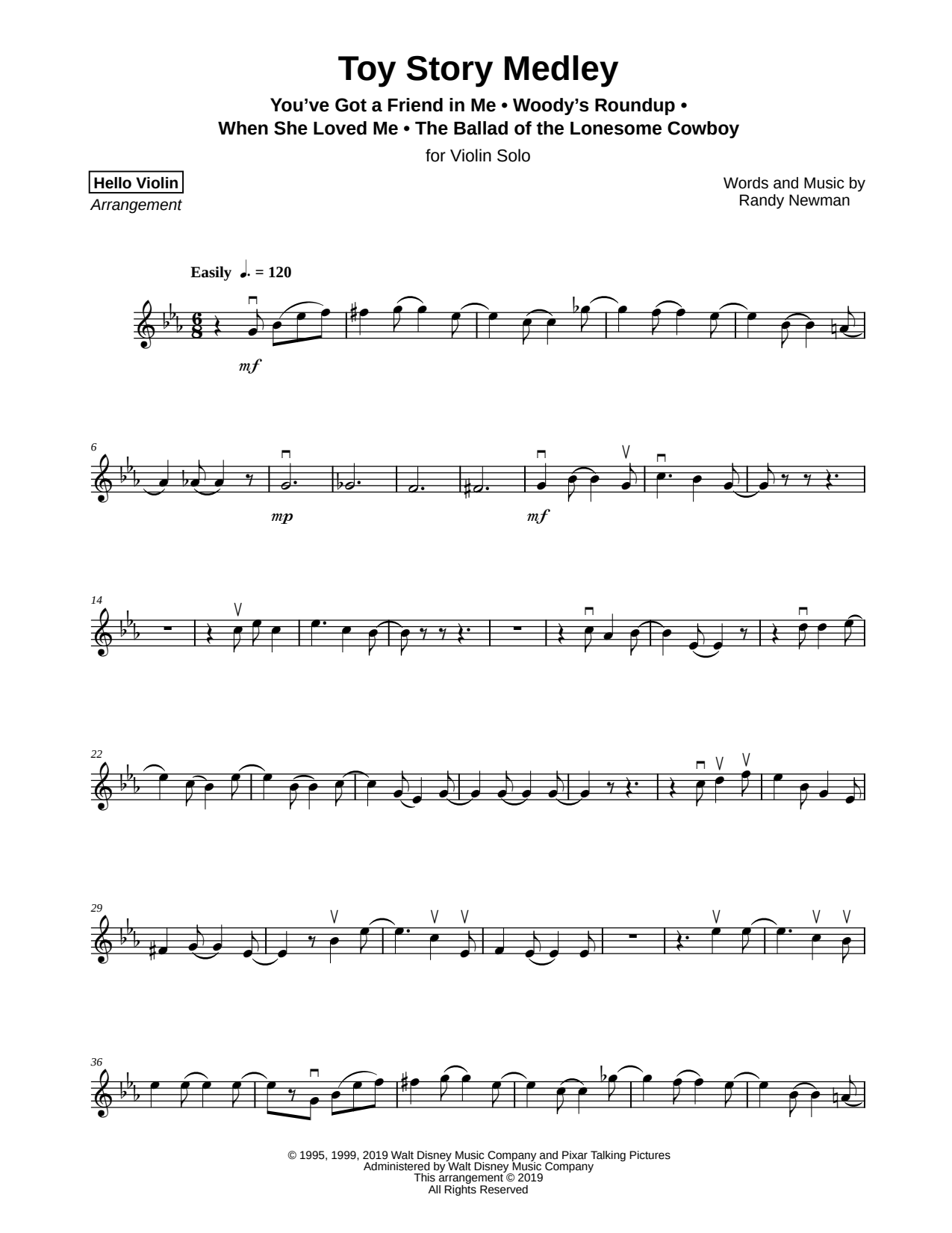 Toy Story Medley