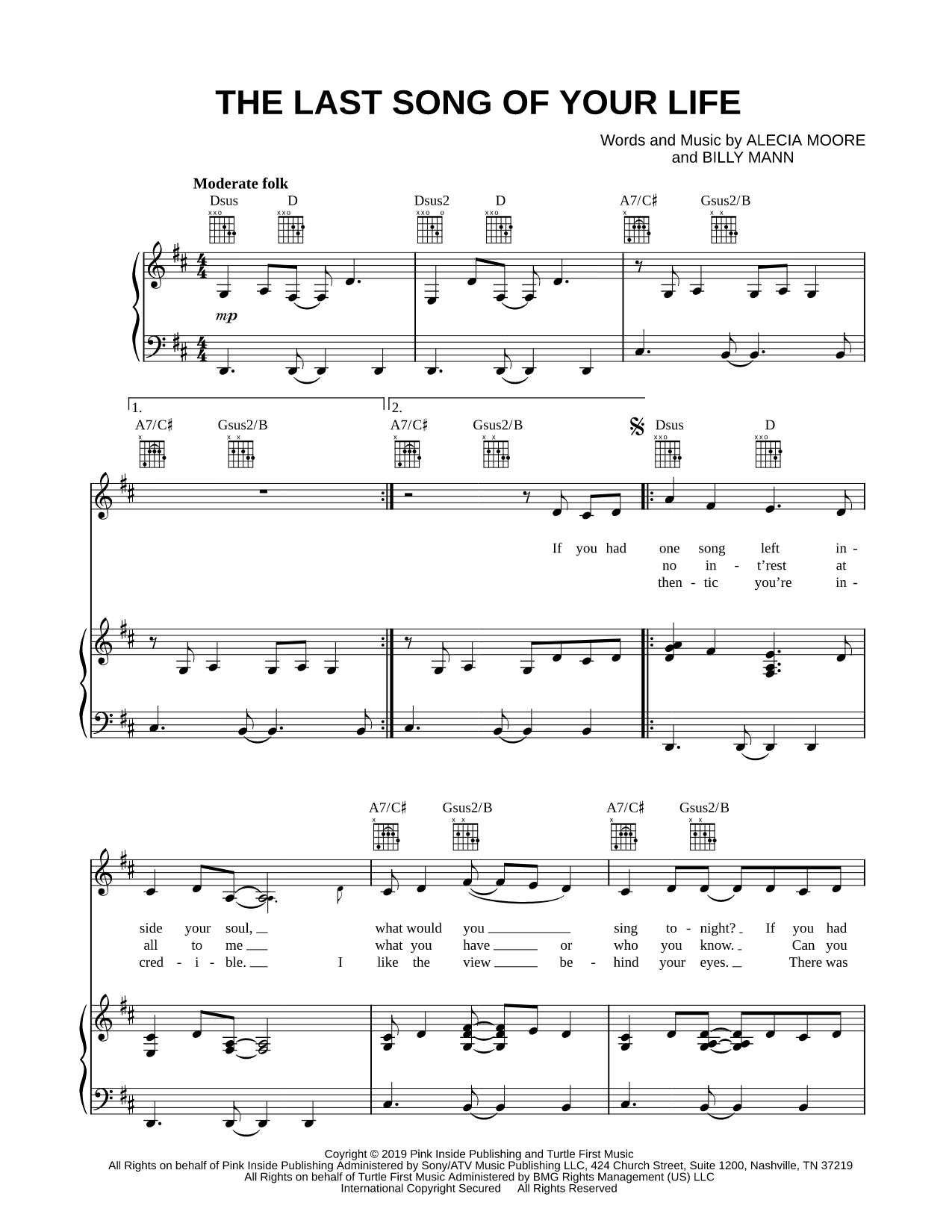 The Last Song of Your Life