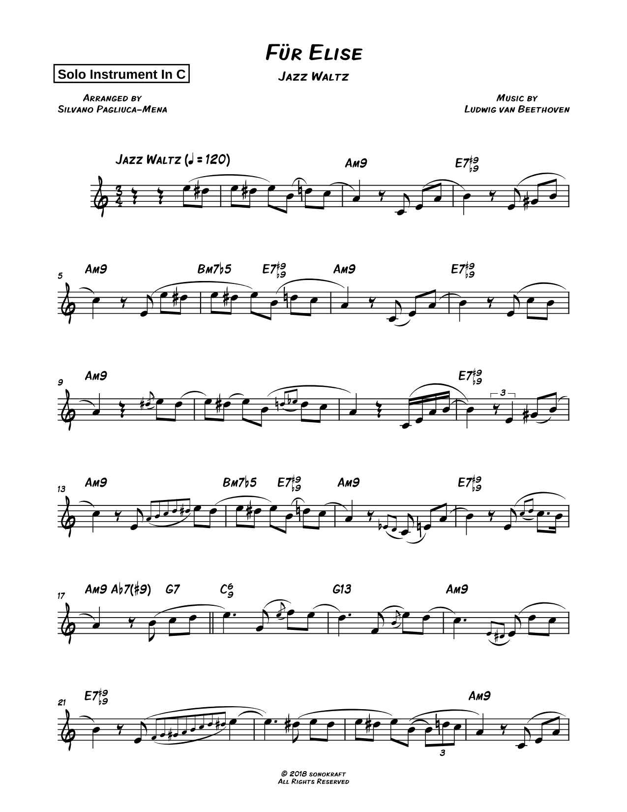 Für Elise (Jazz Waltz)