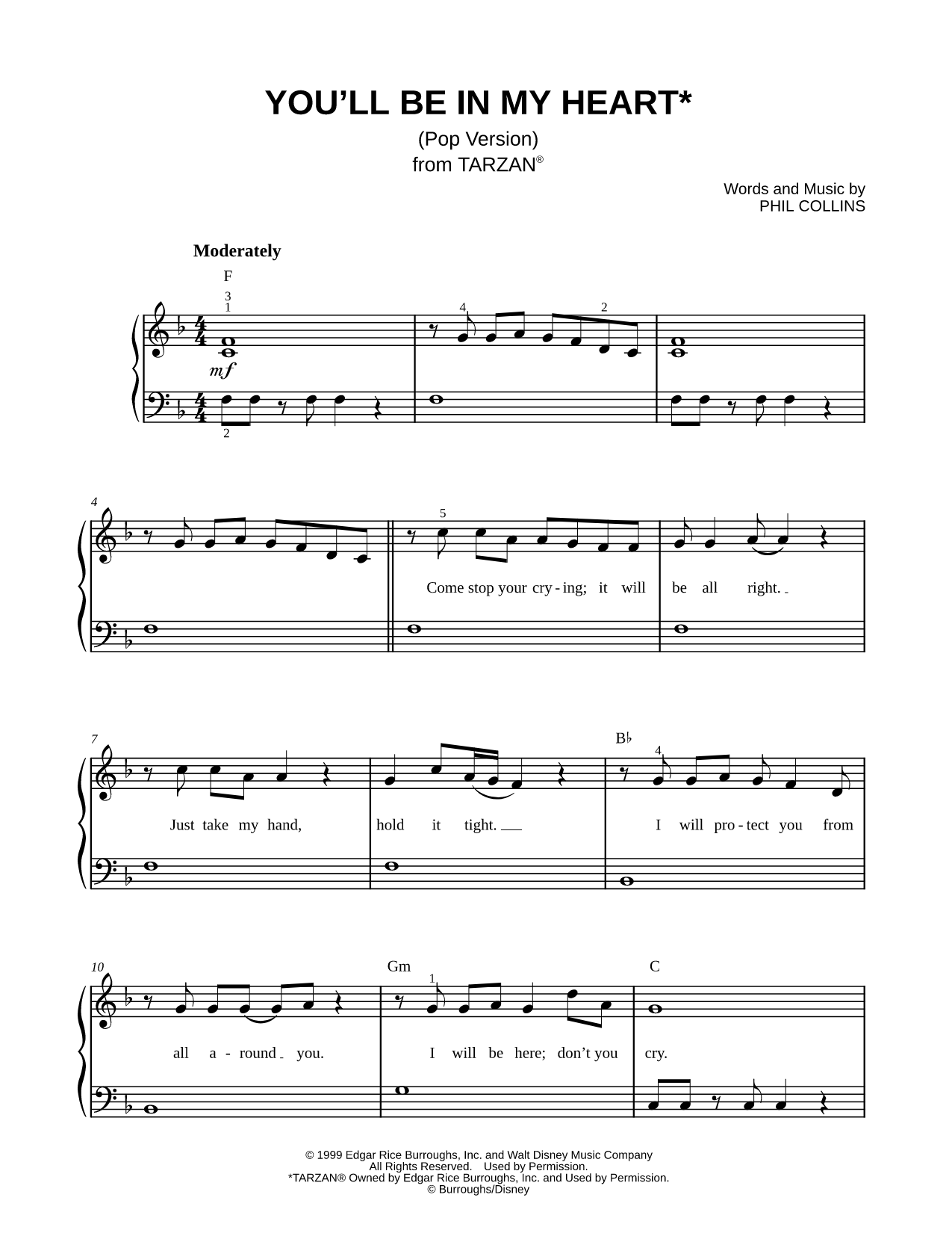 You'll Be in My Heart (Pop Version)