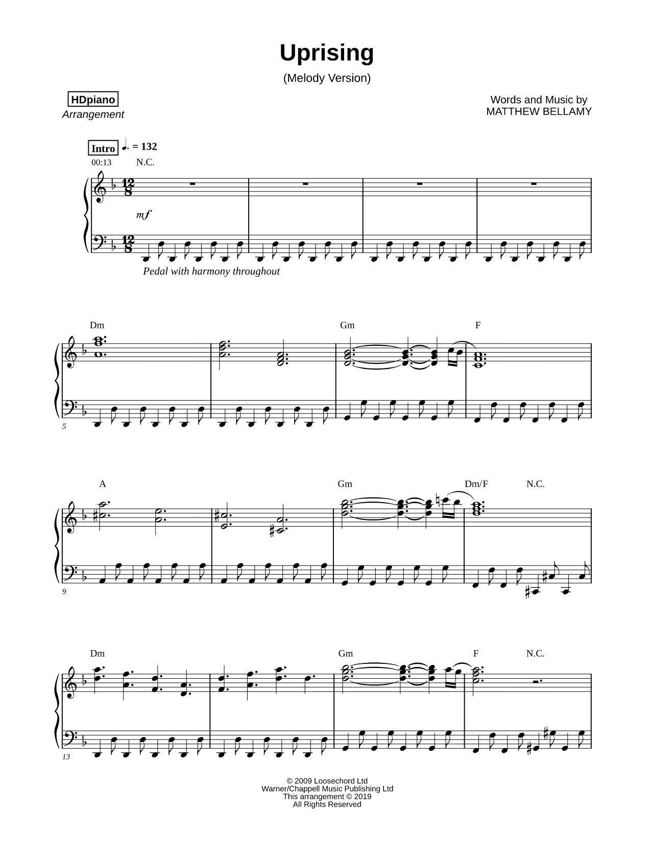 Uprising [melody version]