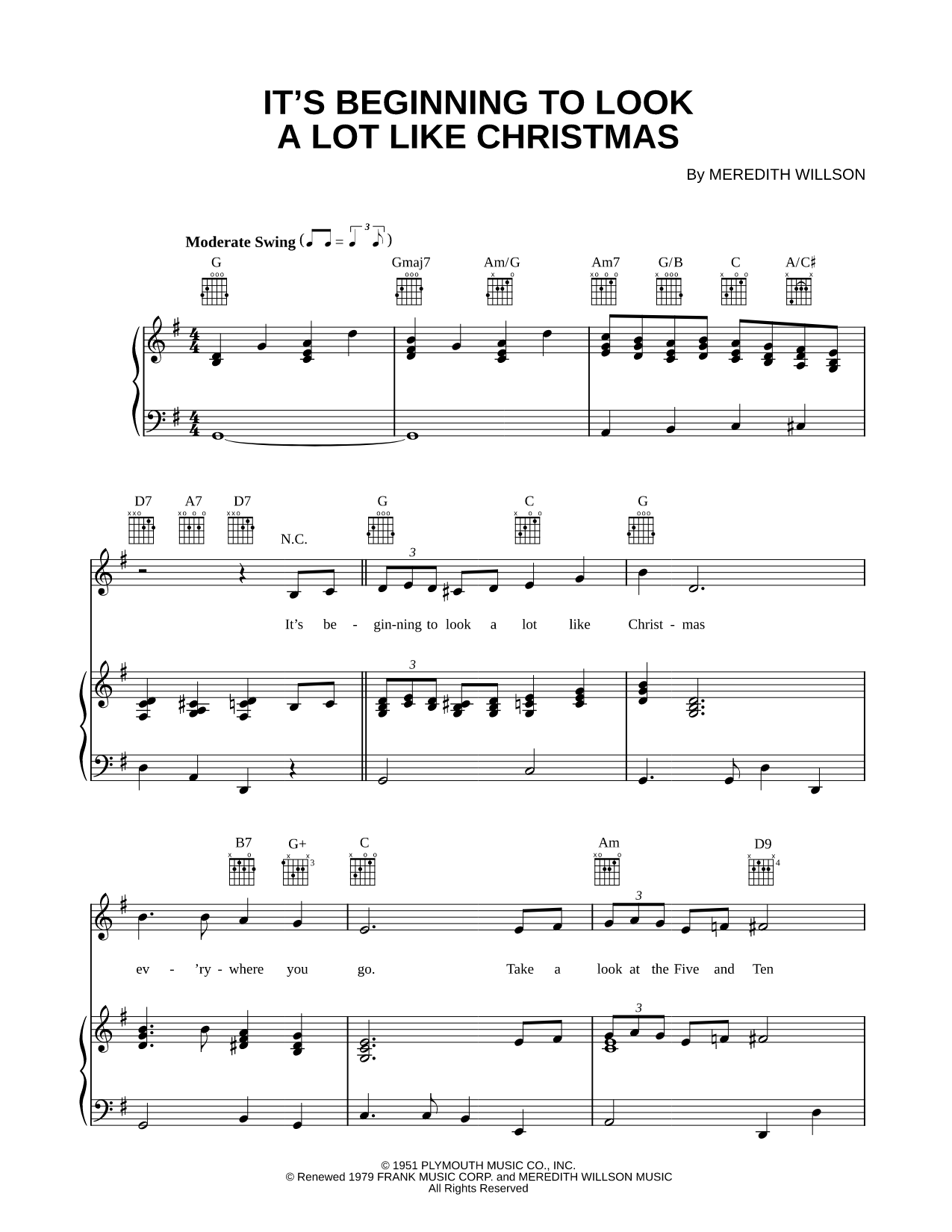 It's Beginning to Look a Lot Like Christmas