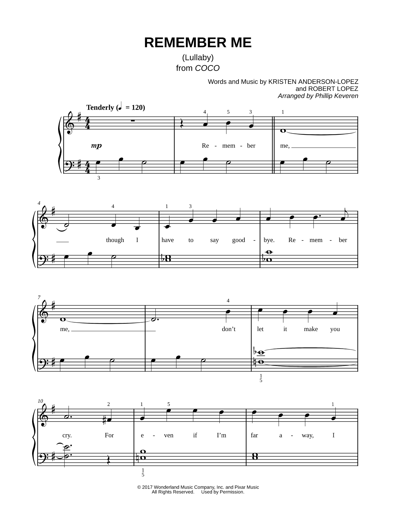 Remember Me (Lullaby)