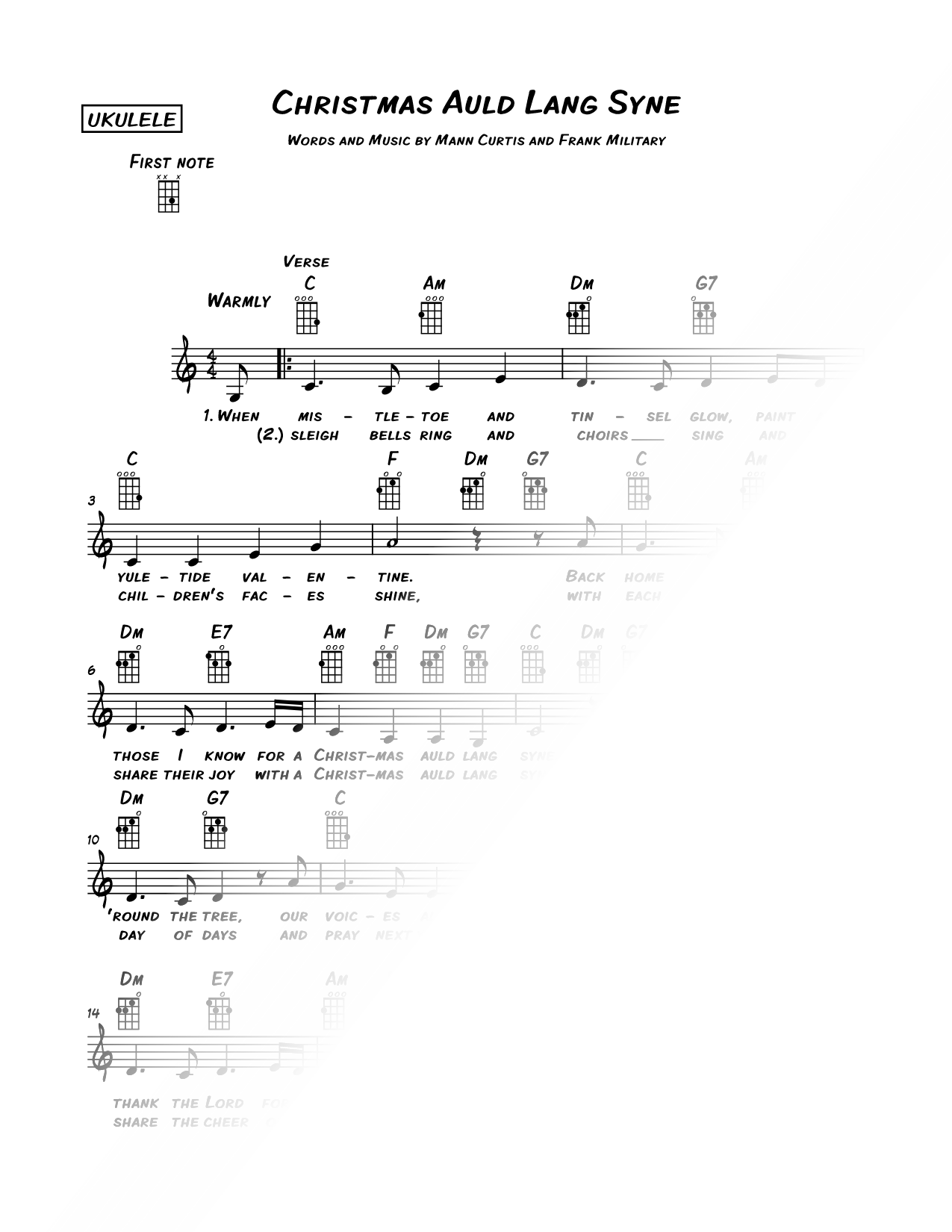 Christmas Auld Lang Syne