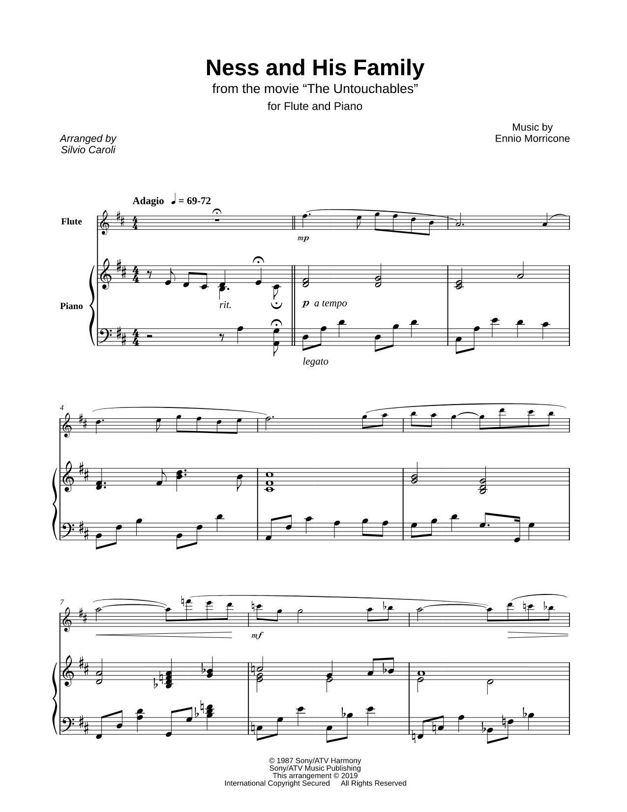 Ness and His Family - Flute & Piano