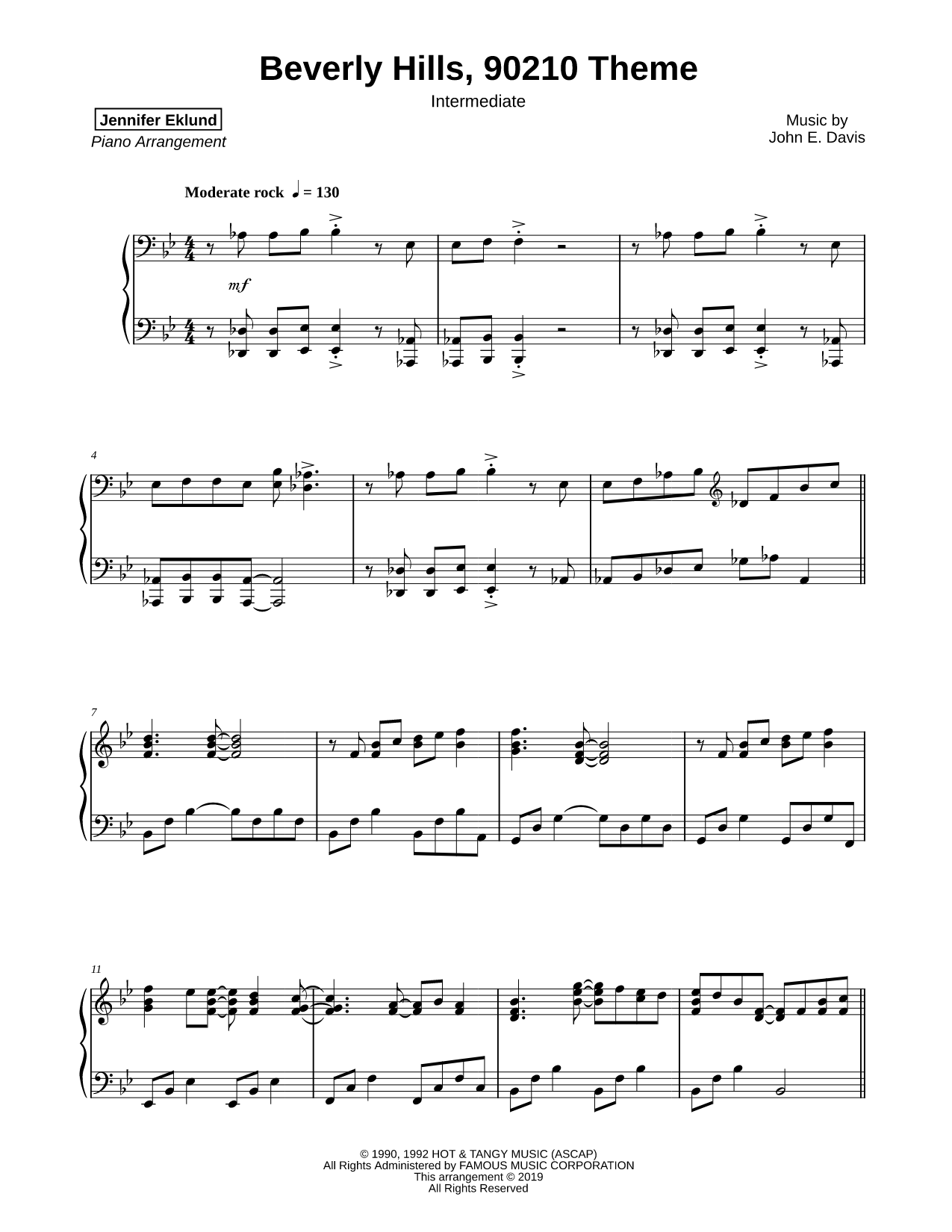 Beverly Hills 90210 Theme [intermediate]