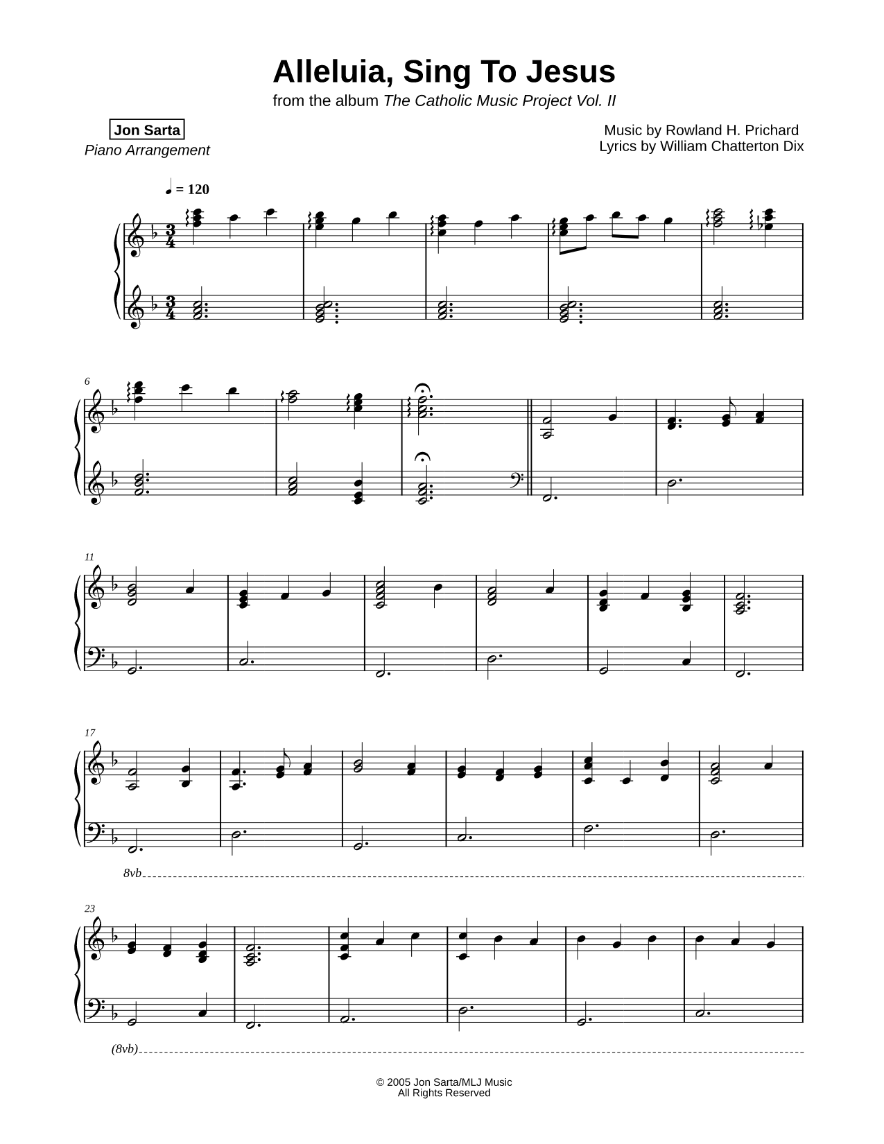 Alleluia, Sing to Jesus