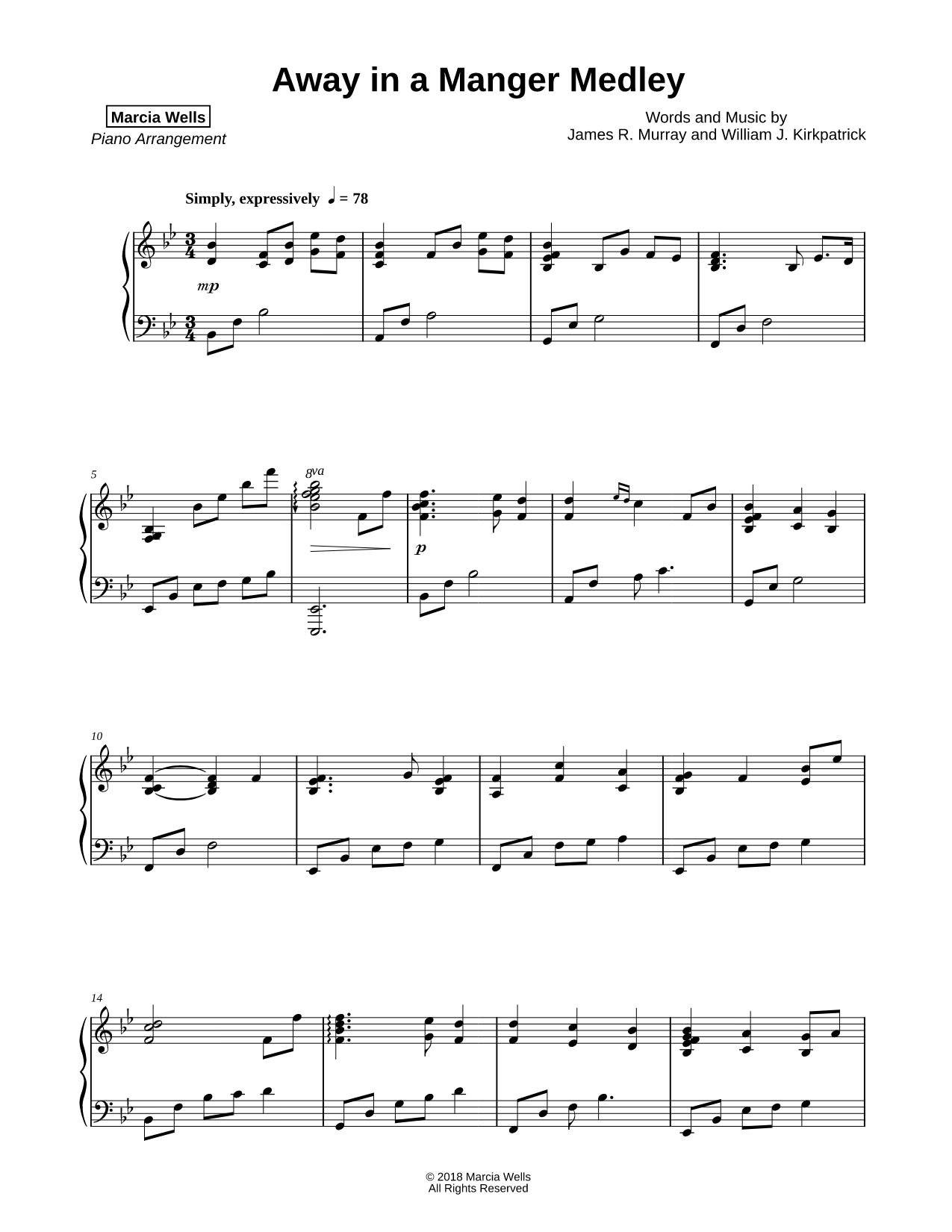 Away in a Manger Medley