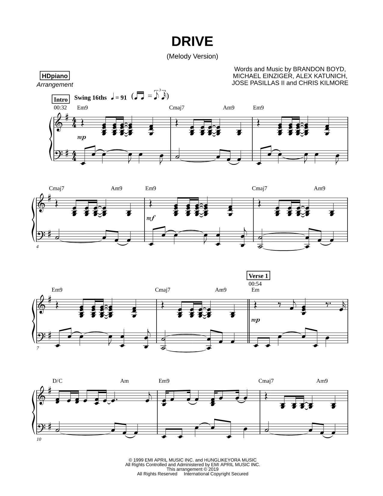 Drive [melody version]