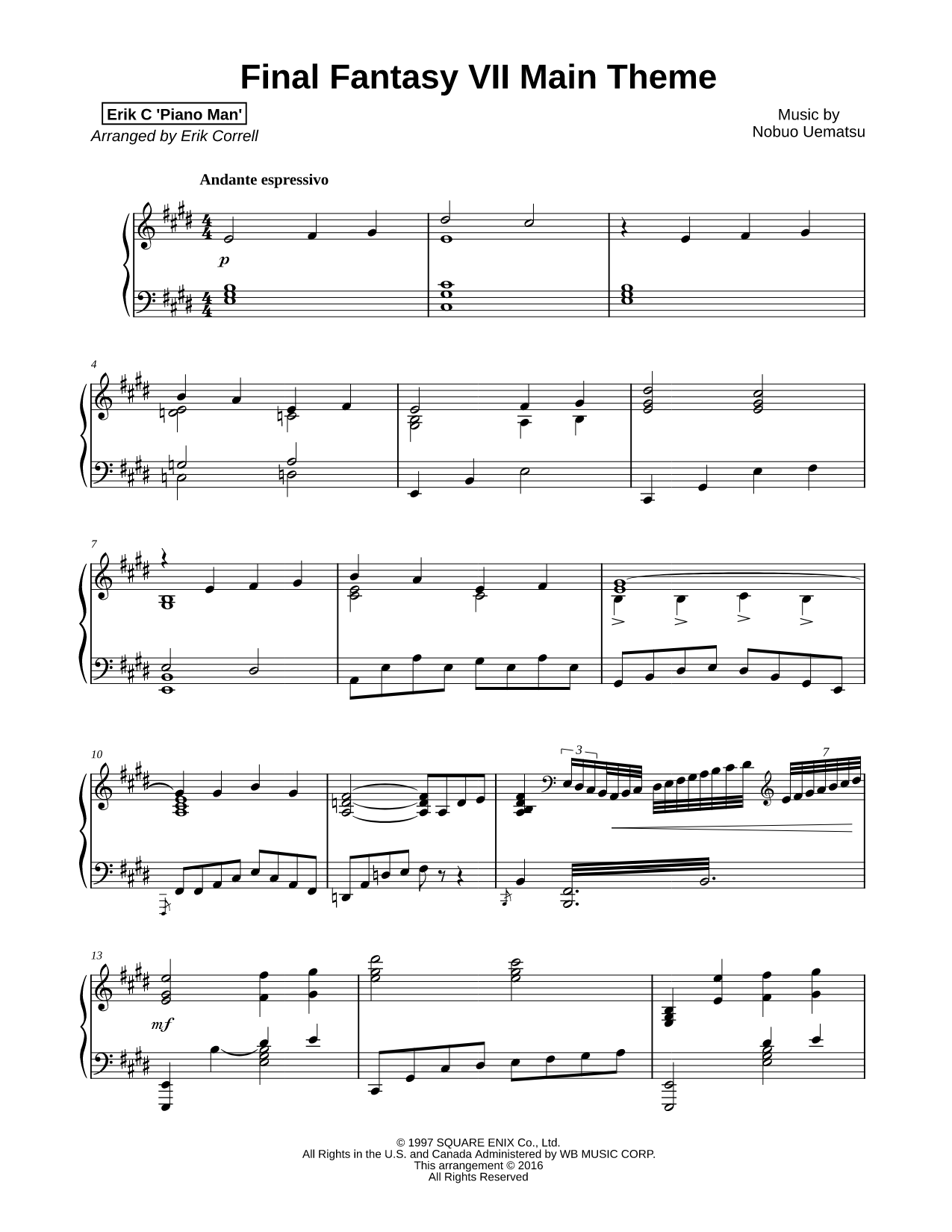 Final Fantasy VII Main Theme