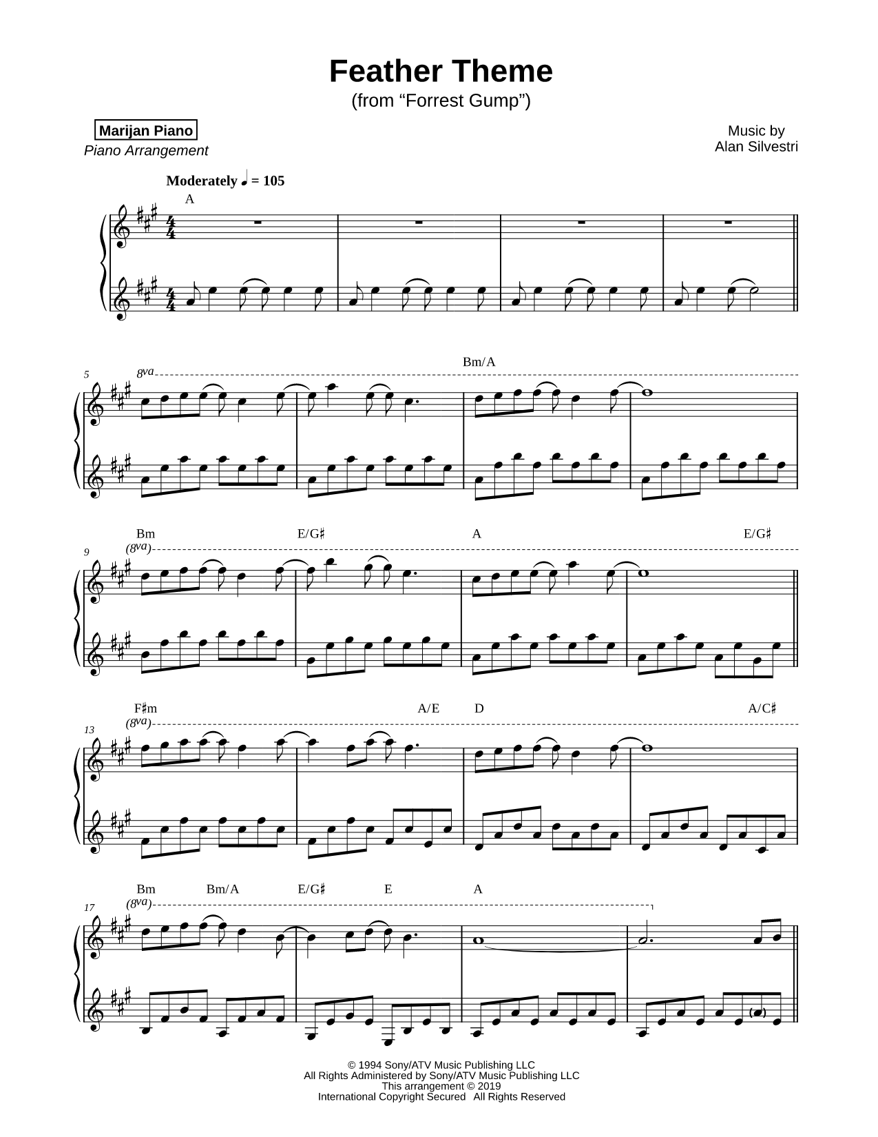 Forrest Gump - Main Title (Feather Theme)