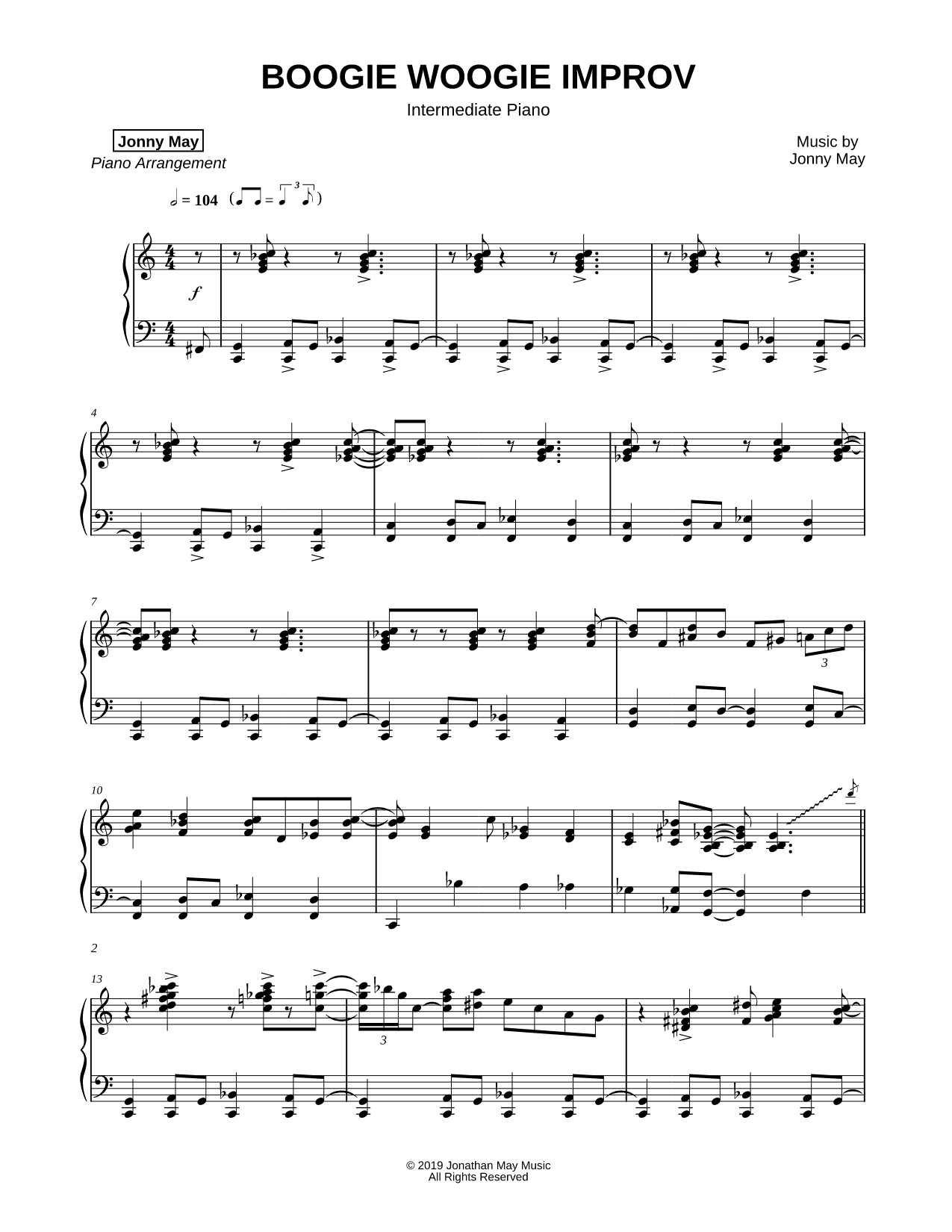 Boogie Woogie Improv [intermediate]