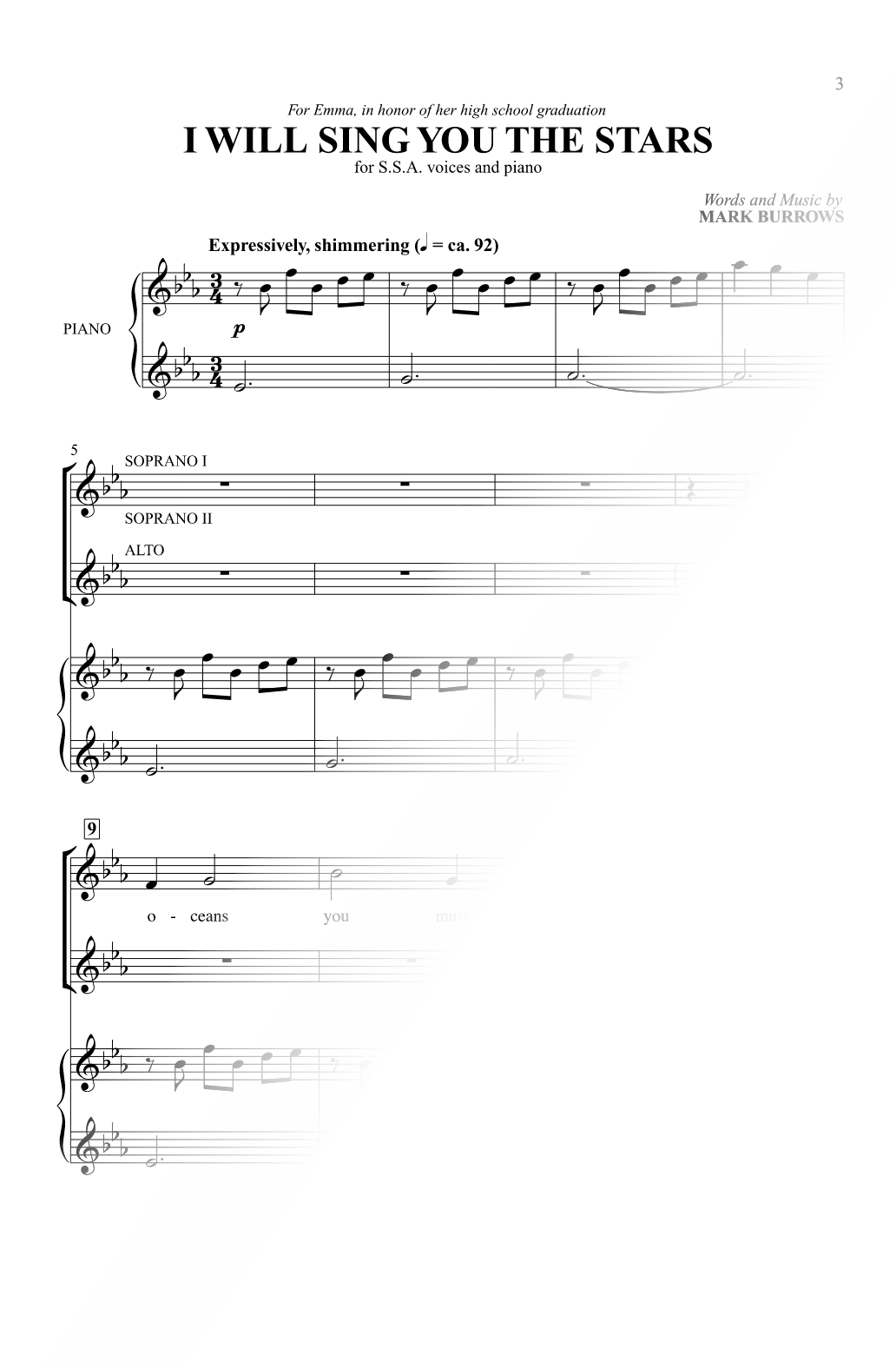 I Will Sing You the Stars