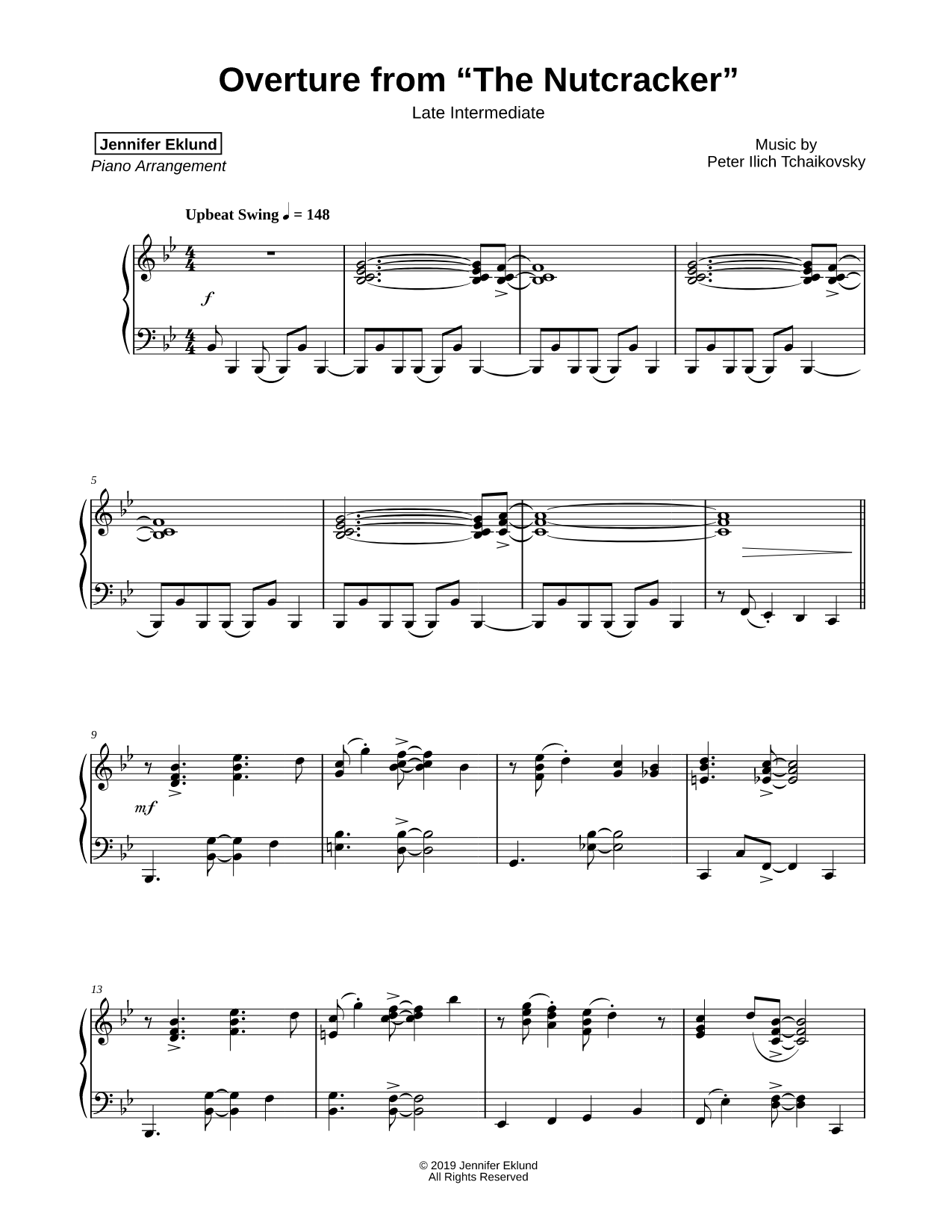 Overture from The Nutcracker [late intermediate]