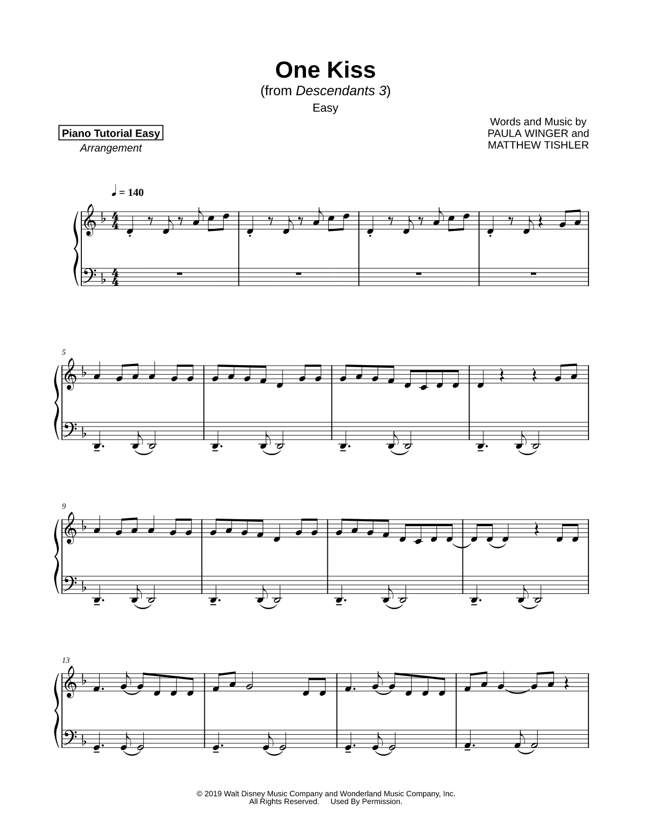 One Kiss [easy]