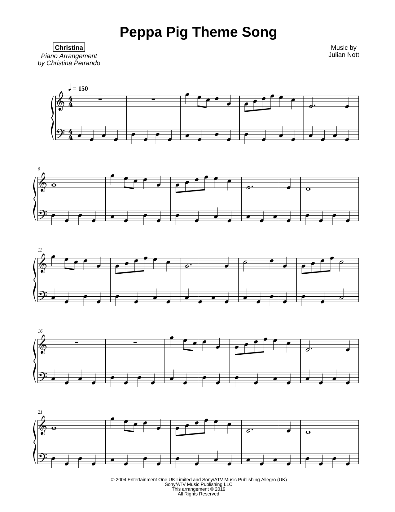 Peppa Pig Theme Song