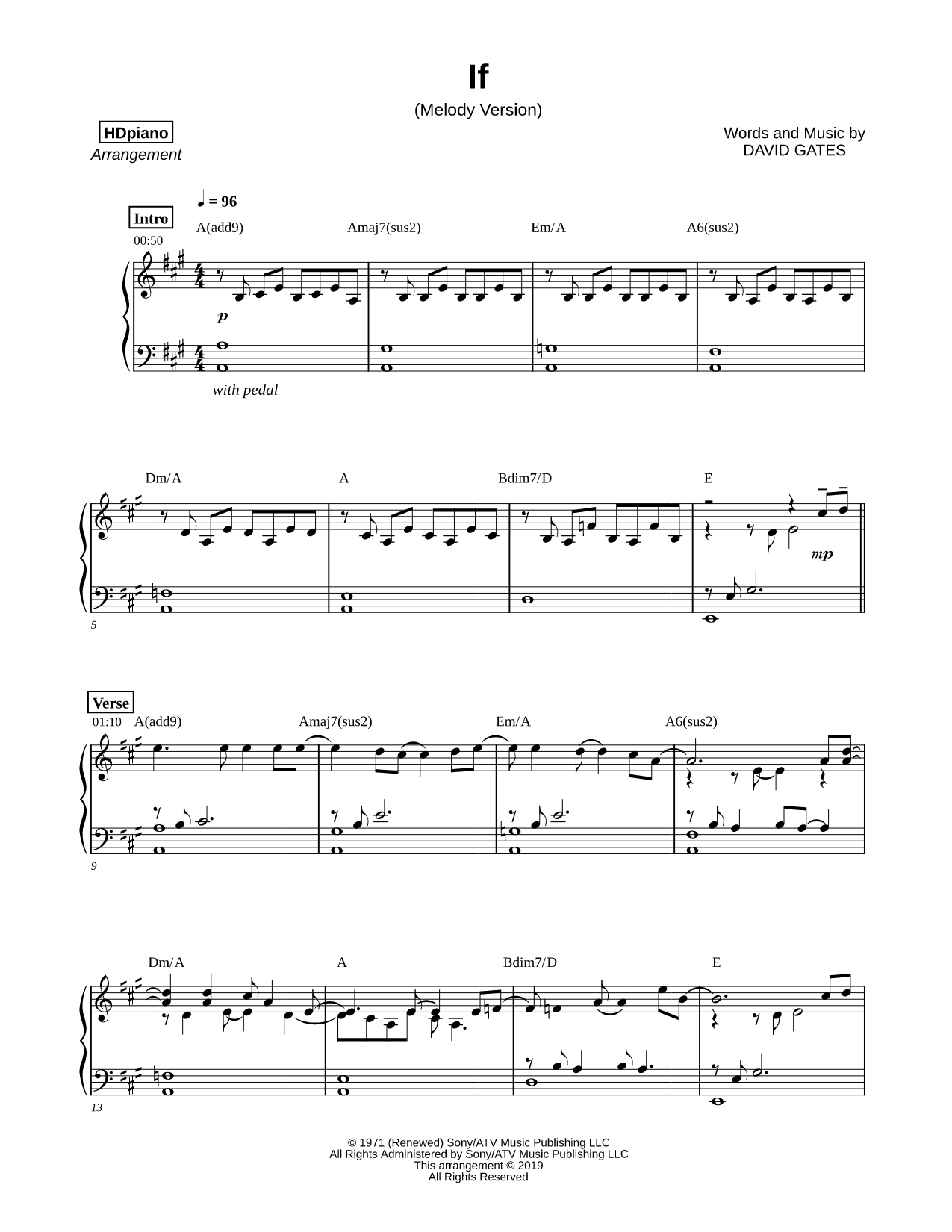 If [melody version]