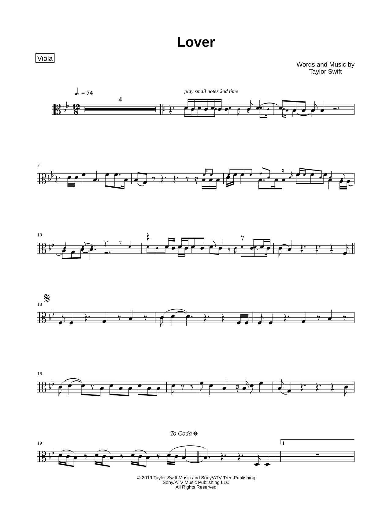 Lover - Viola